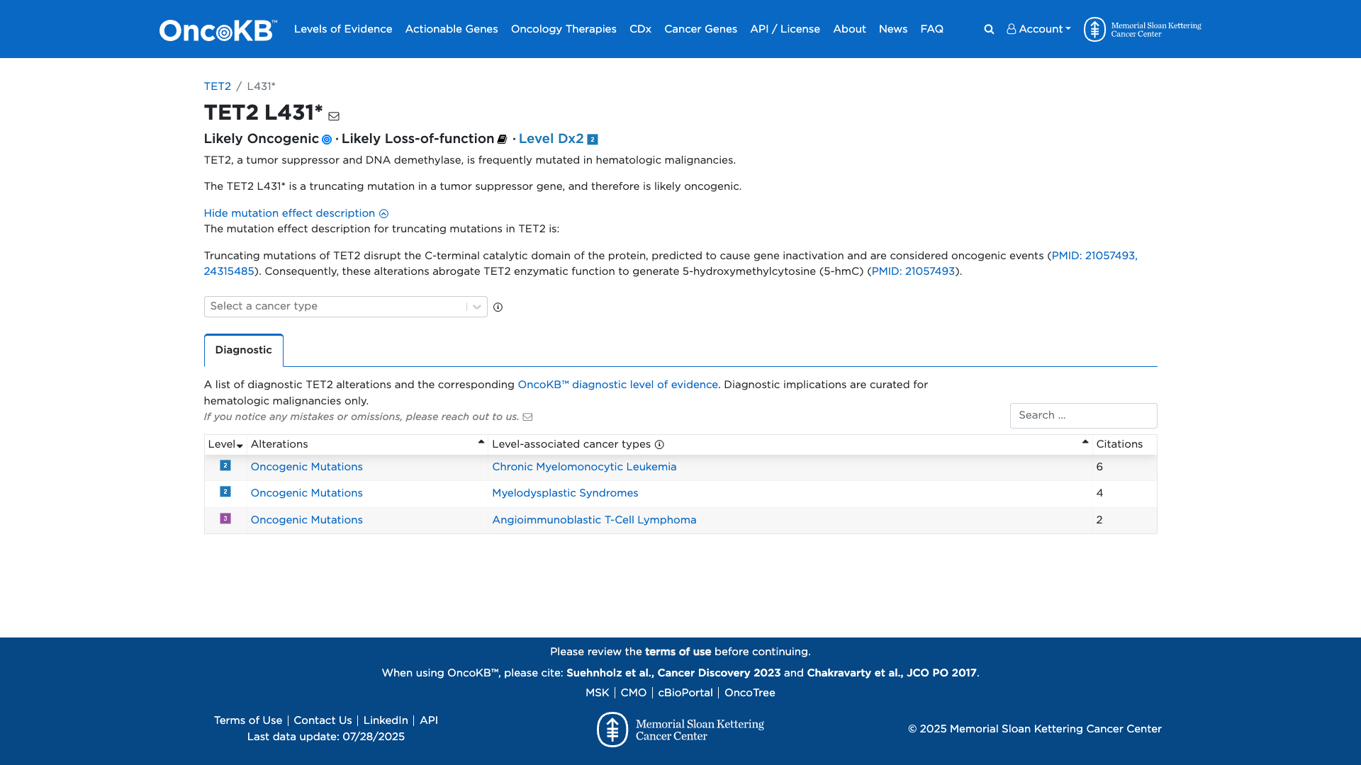 OncoKB Preview