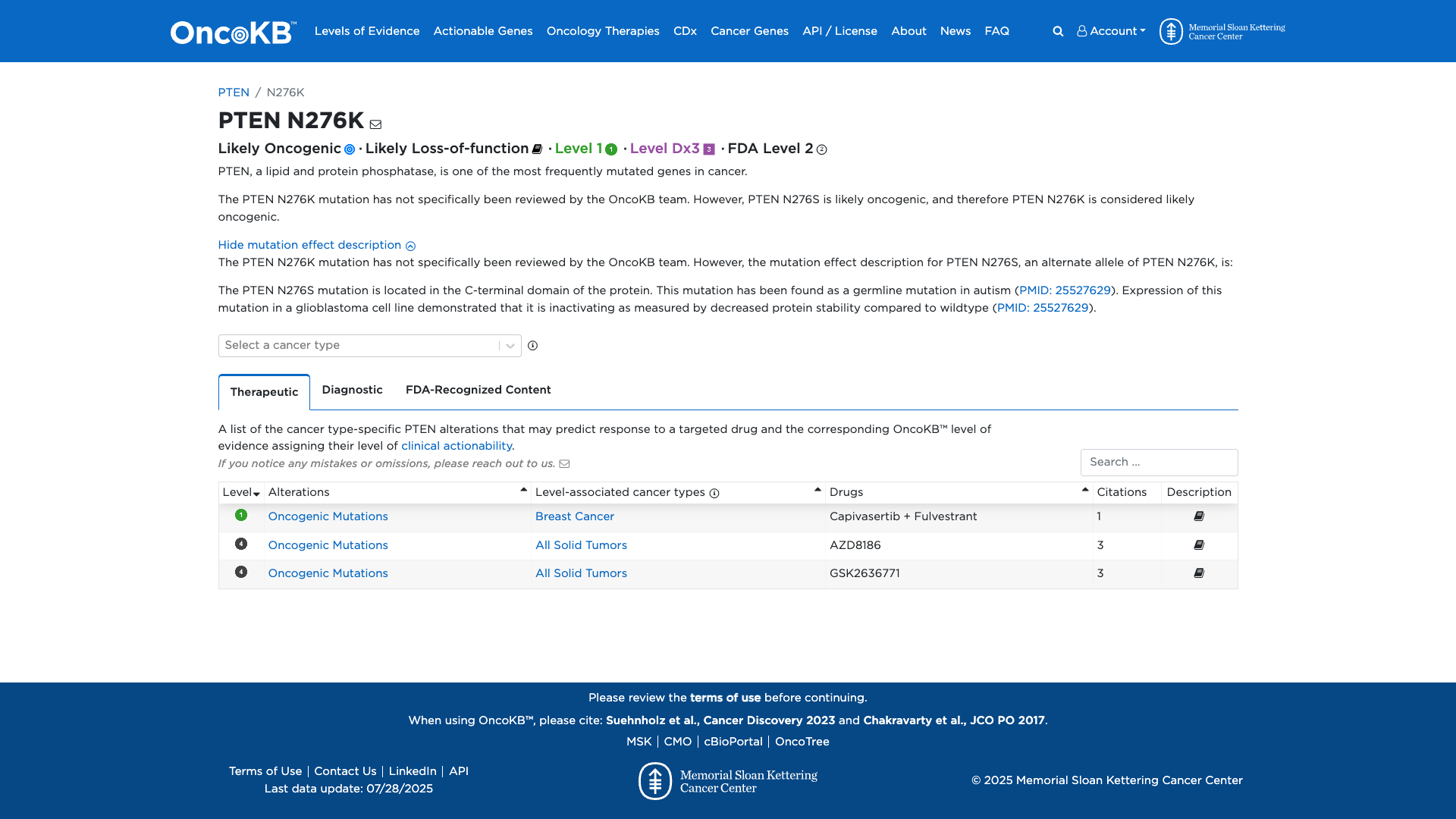 OncoKB Preview