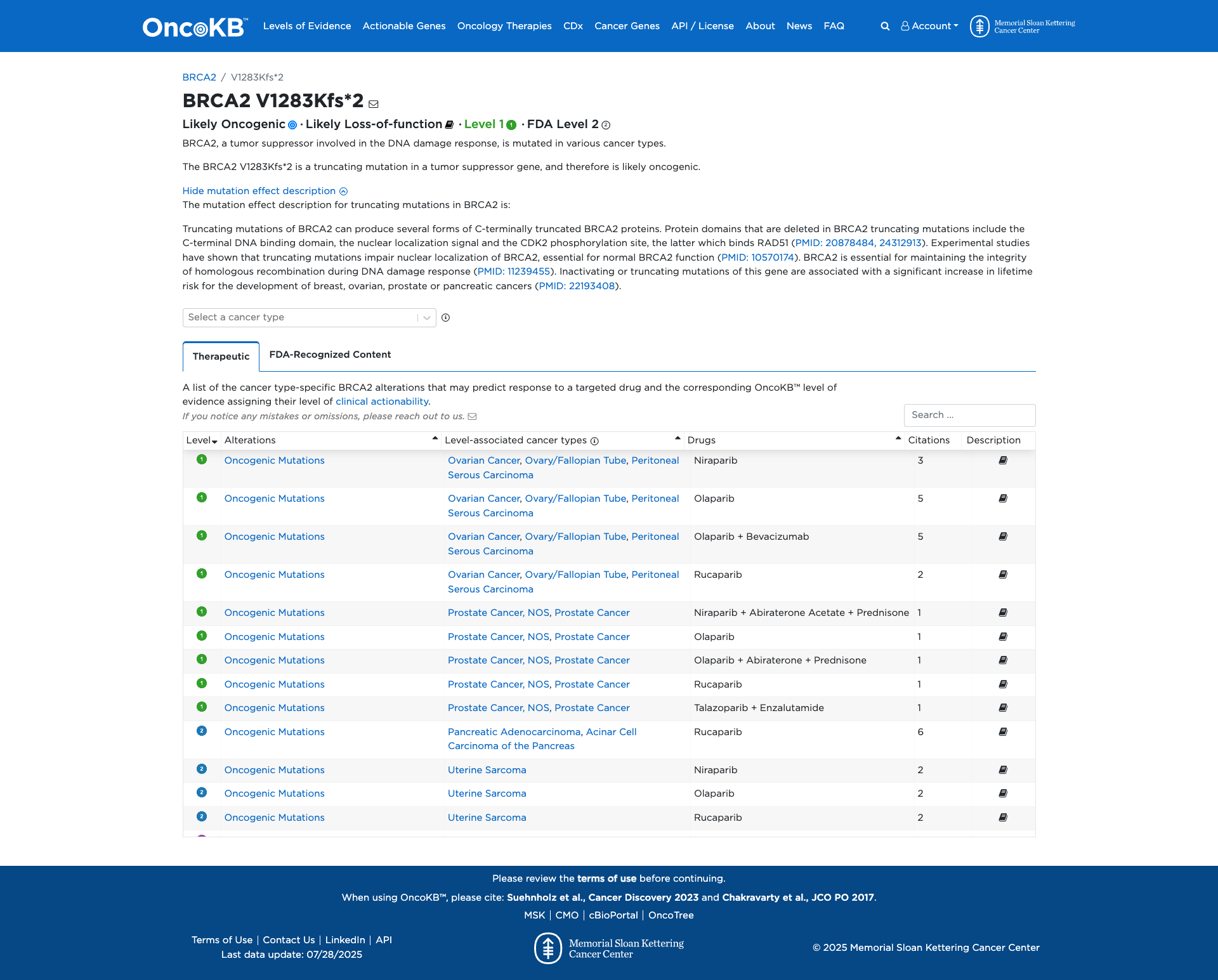 OncoKB Preview
