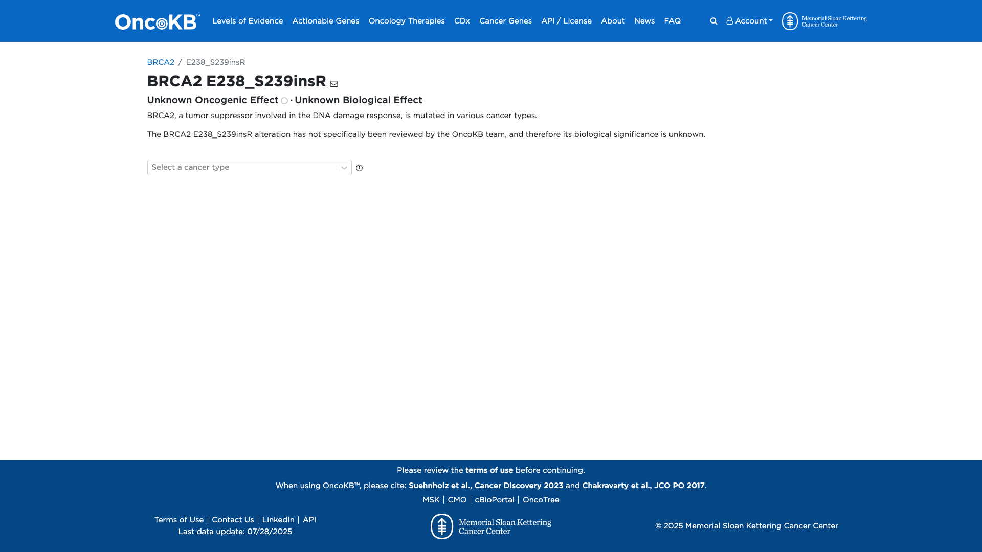 OncoKB Preview