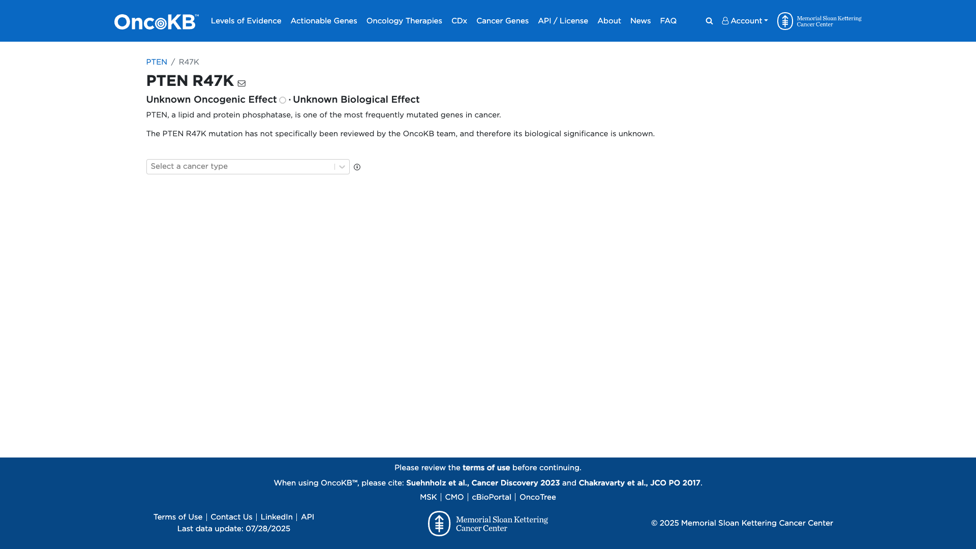 OncoKB Preview