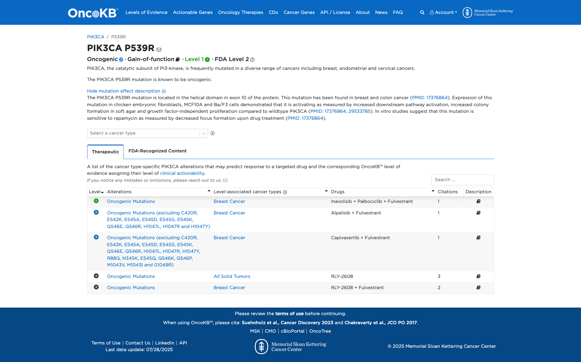 OncoKB Preview
