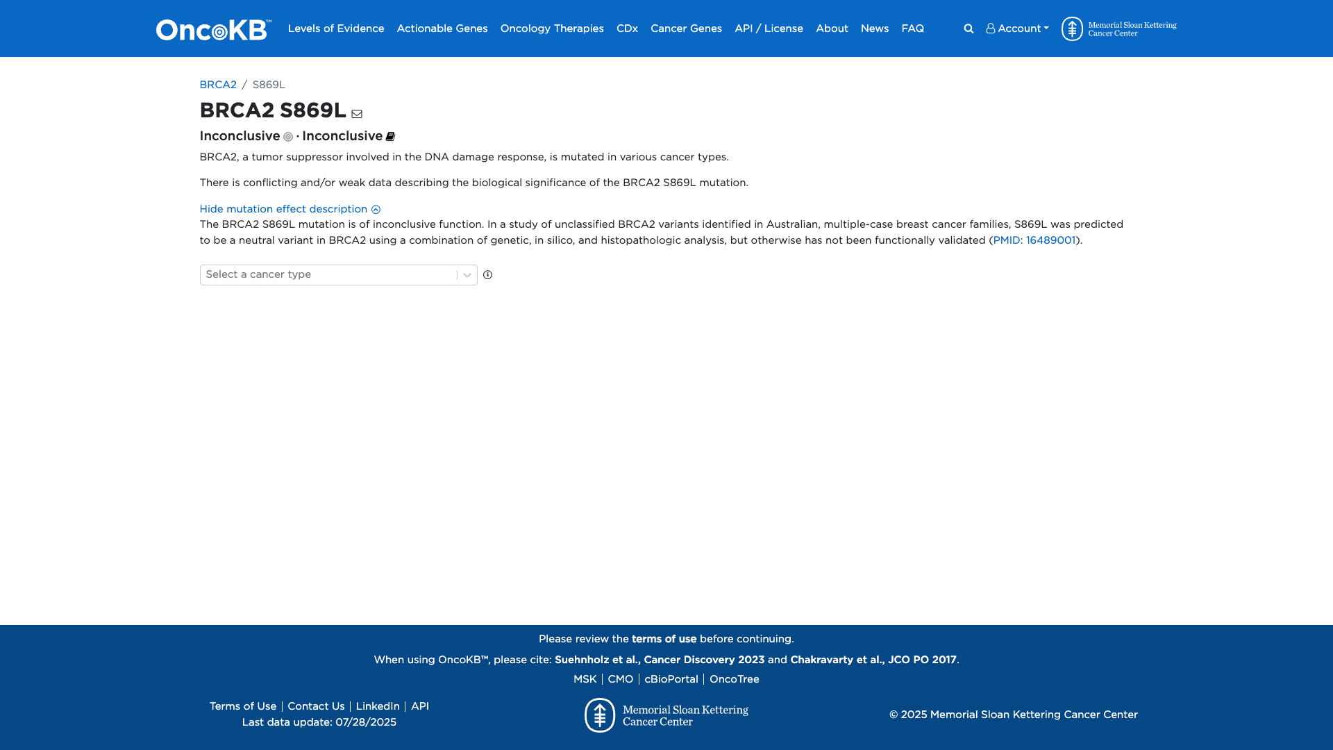 OncoKB Preview