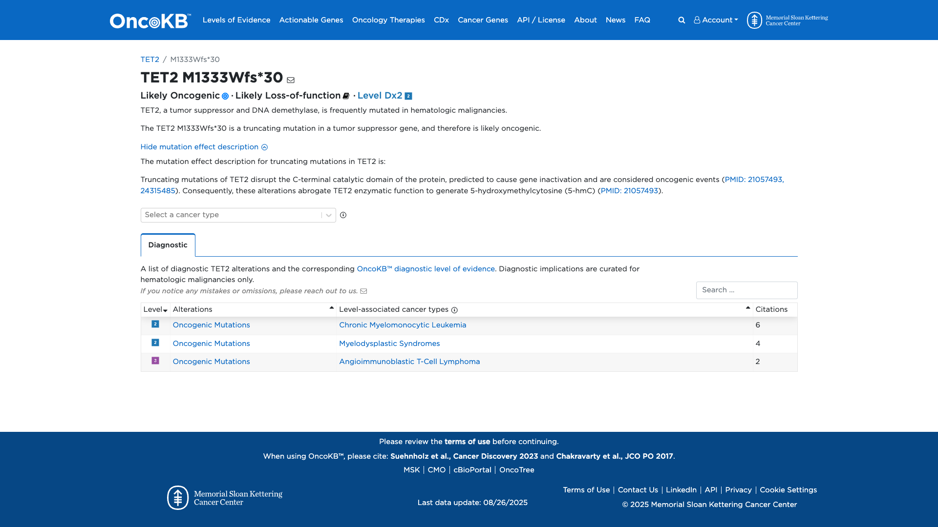 OncoKB Preview