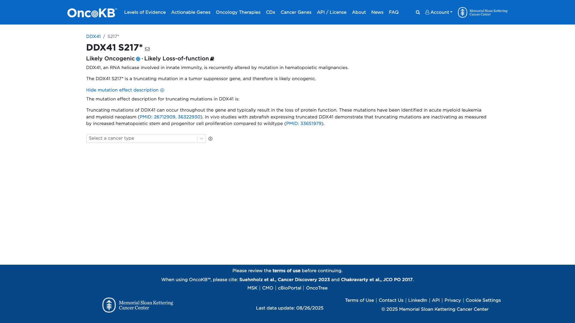 OncoKB Preview