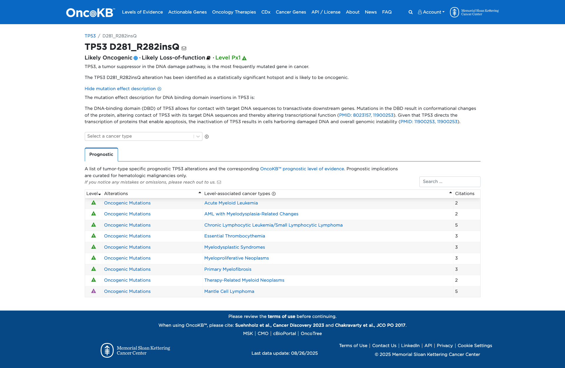 OncoKB Preview