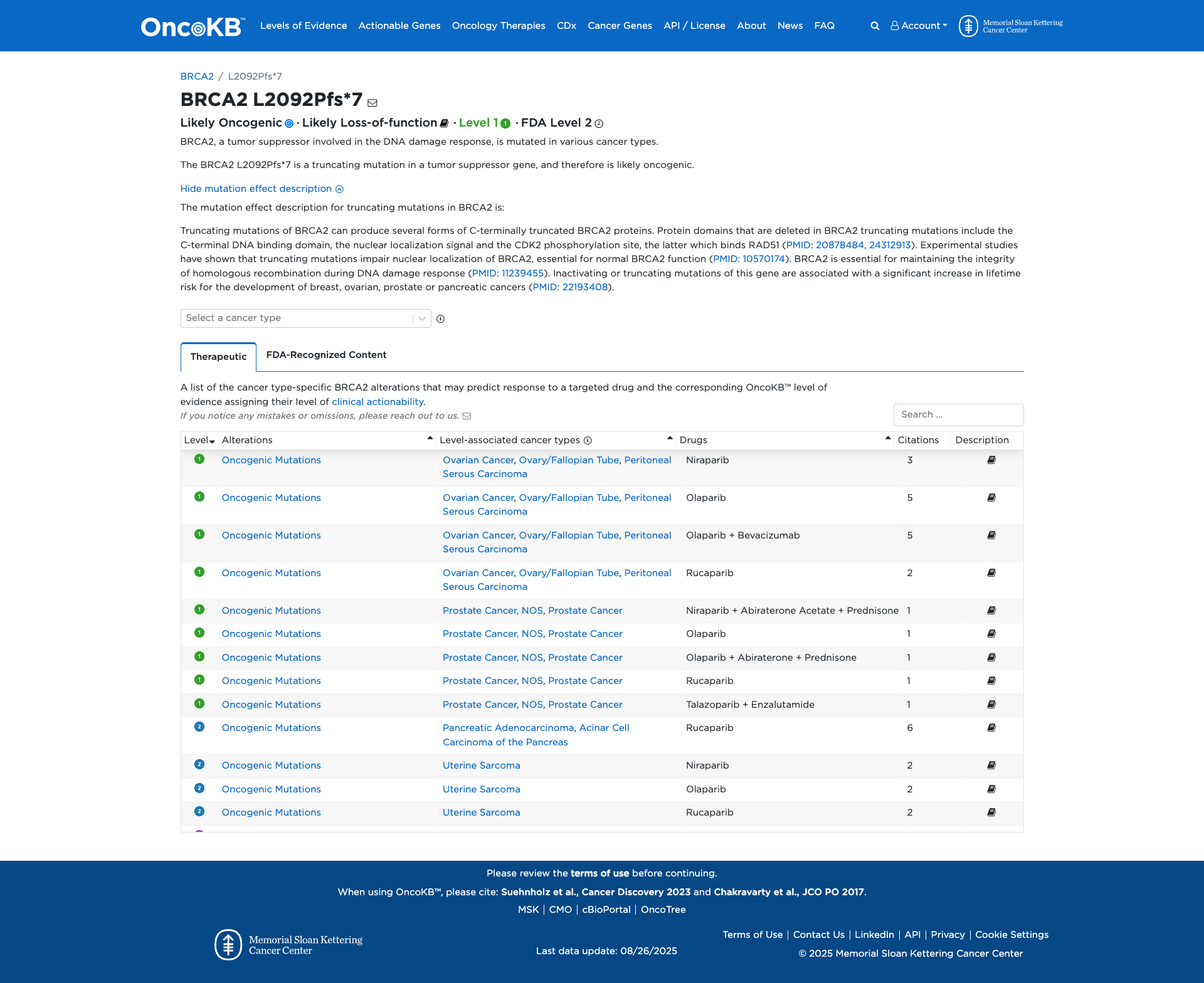 OncoKB Preview