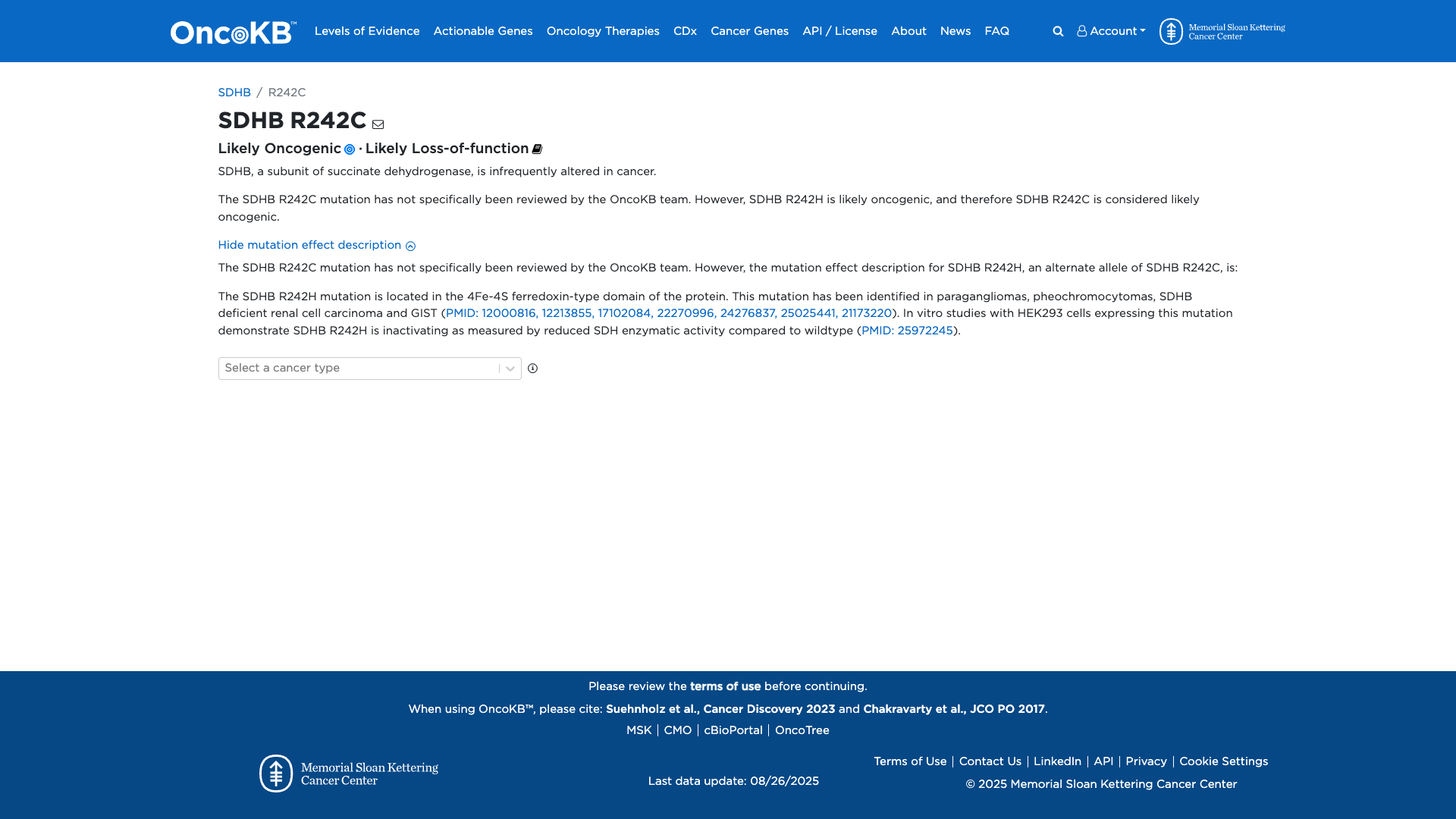 OncoKB Preview