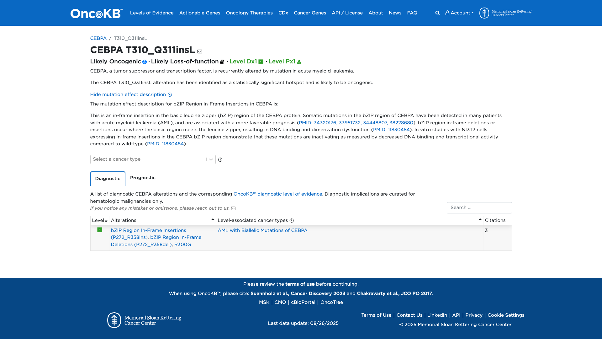 OncoKB Preview