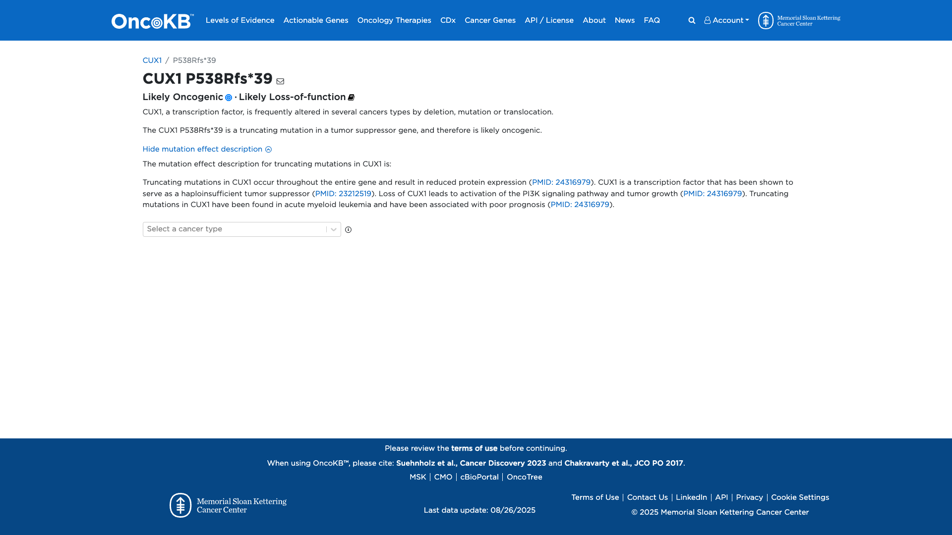 OncoKB Preview
