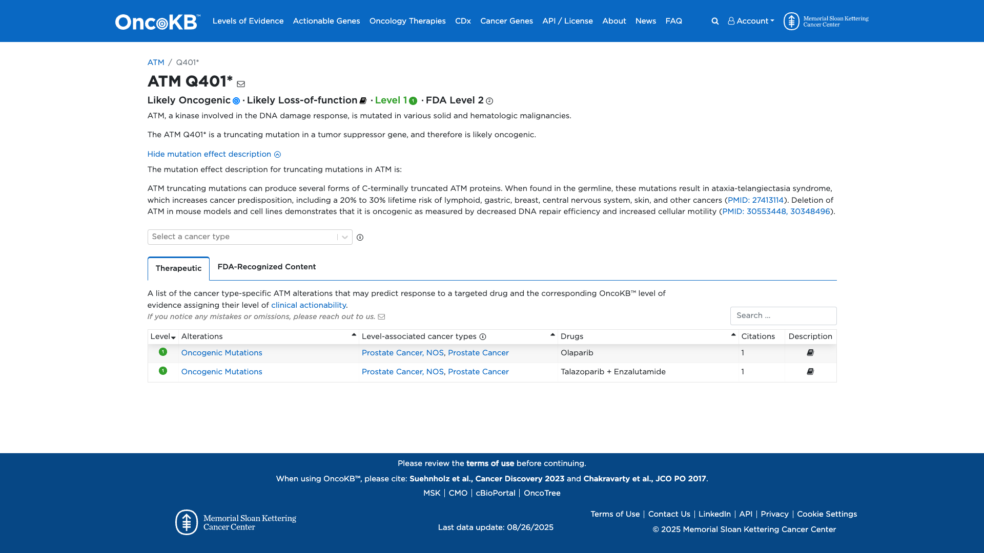 OncoKB Preview