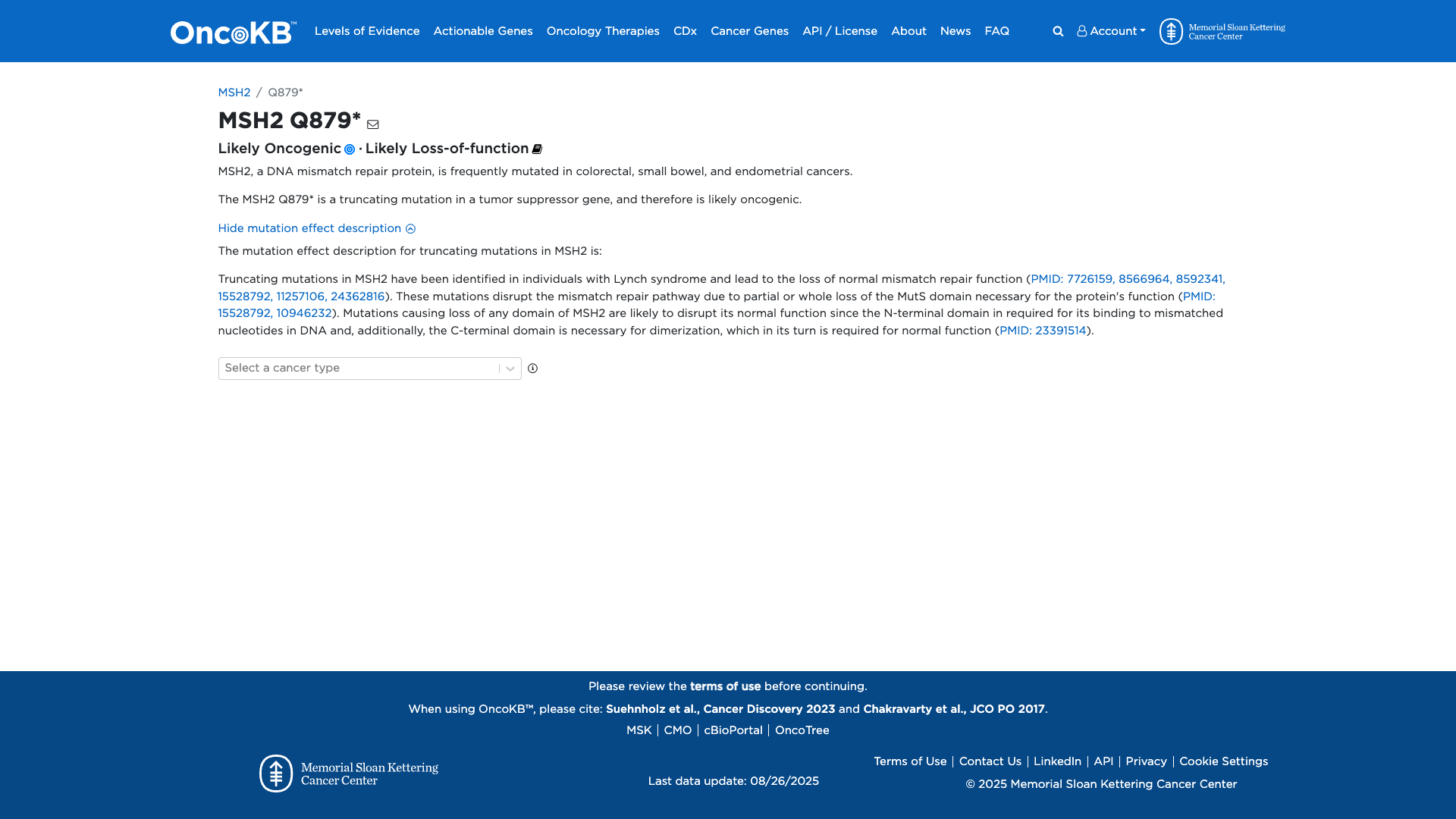 OncoKB Preview