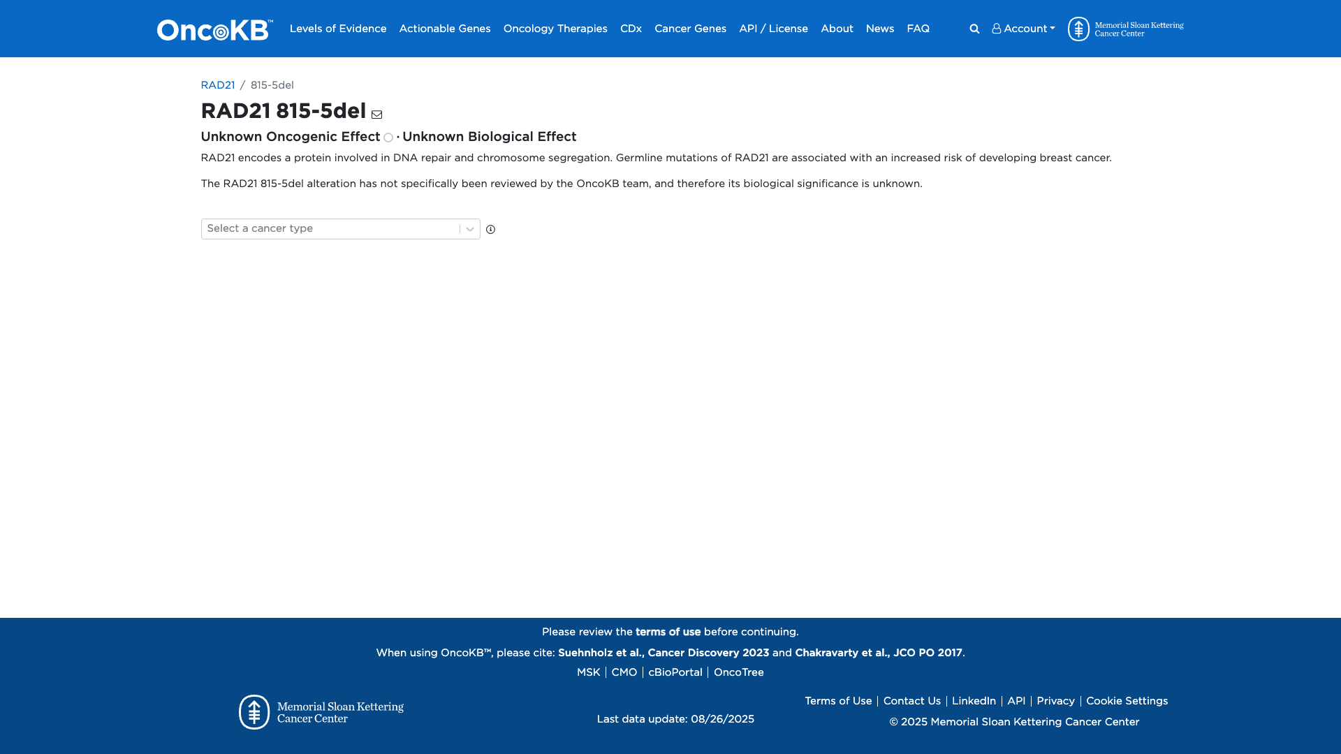 OncoKB Preview