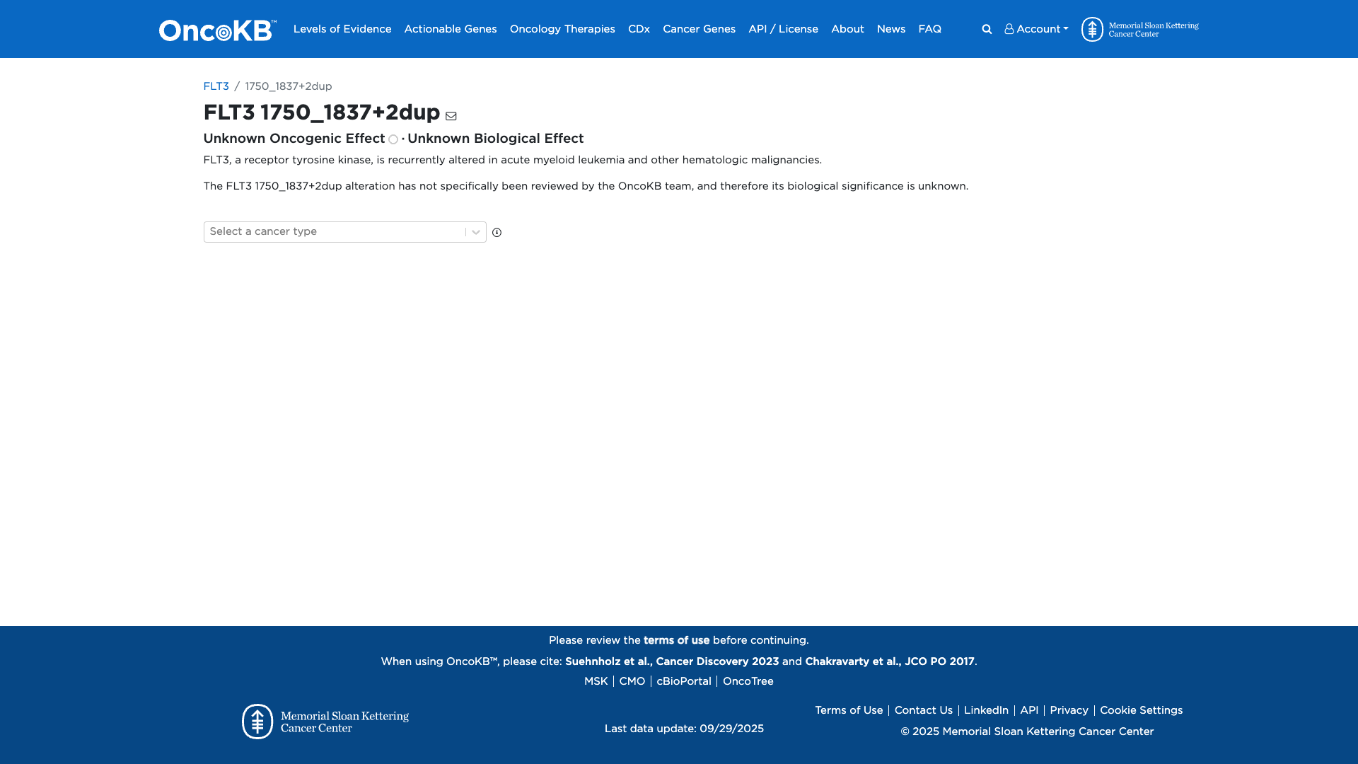 OncoKB Preview