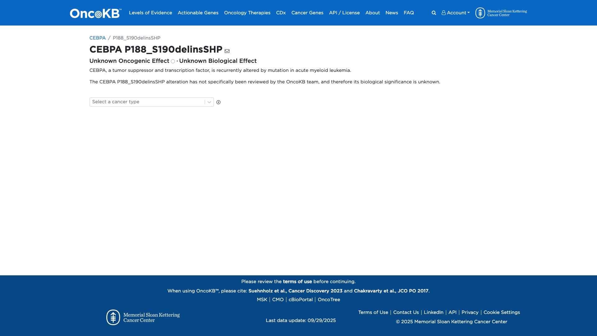 OncoKB Preview