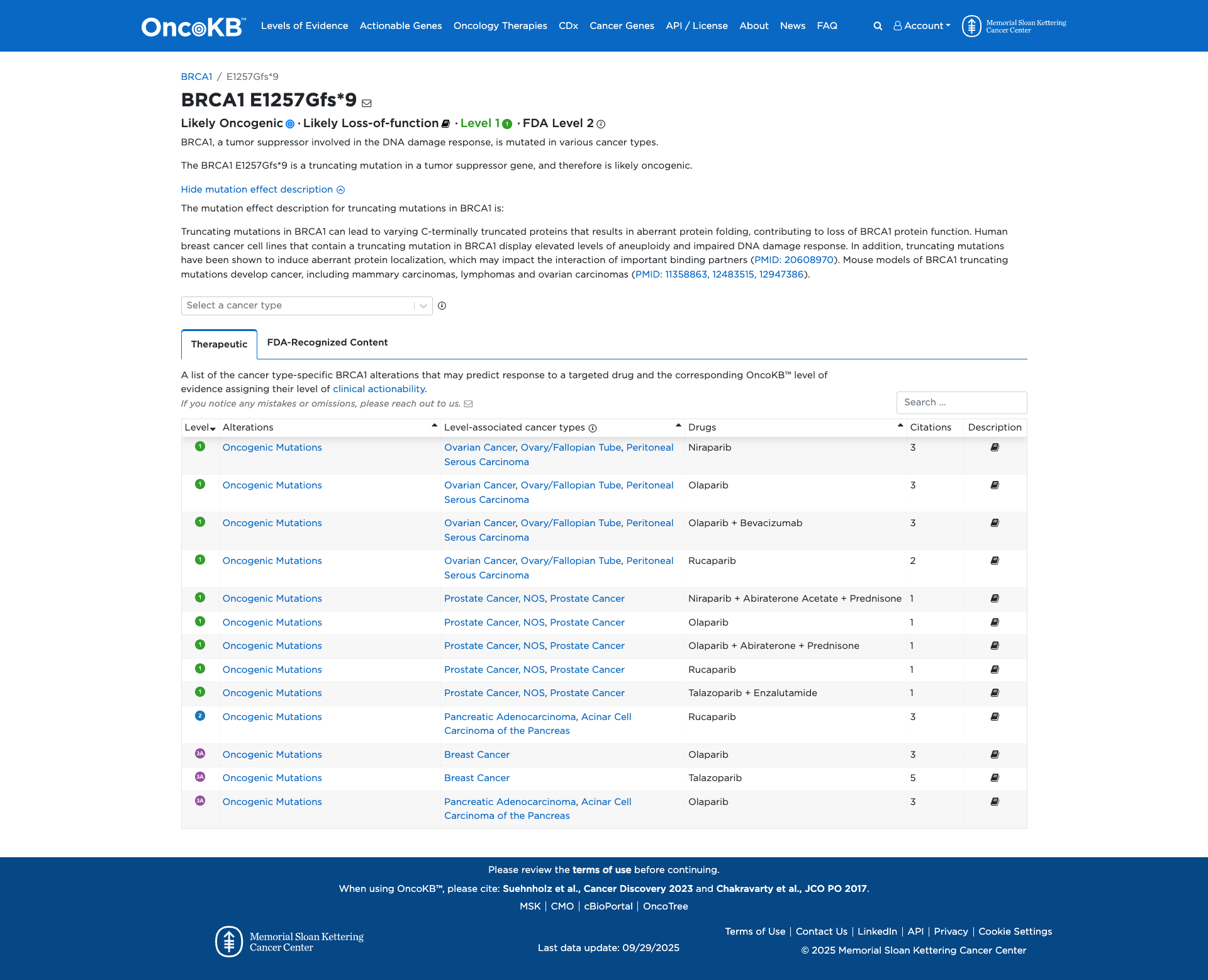 OncoKB Preview