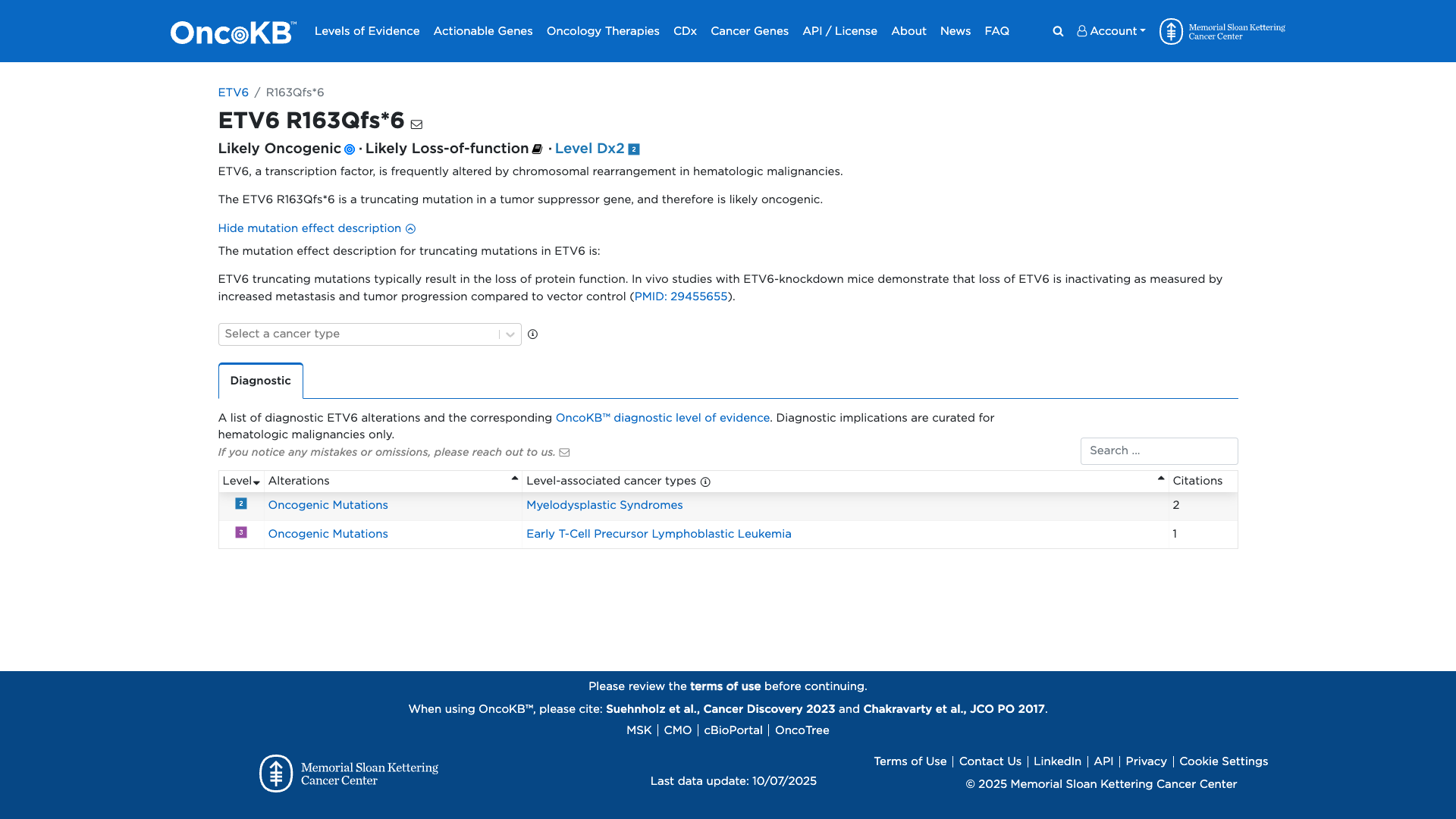 OncoKB Preview