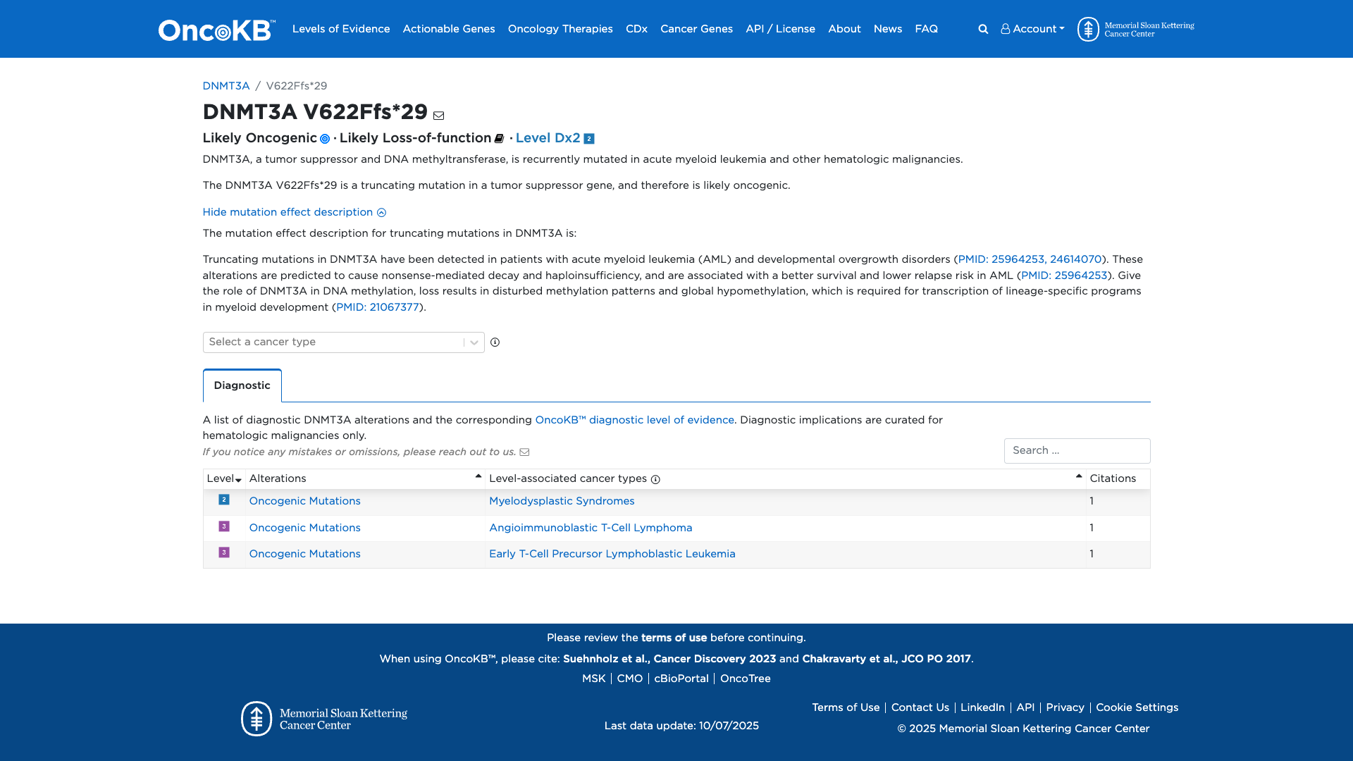 OncoKB Preview