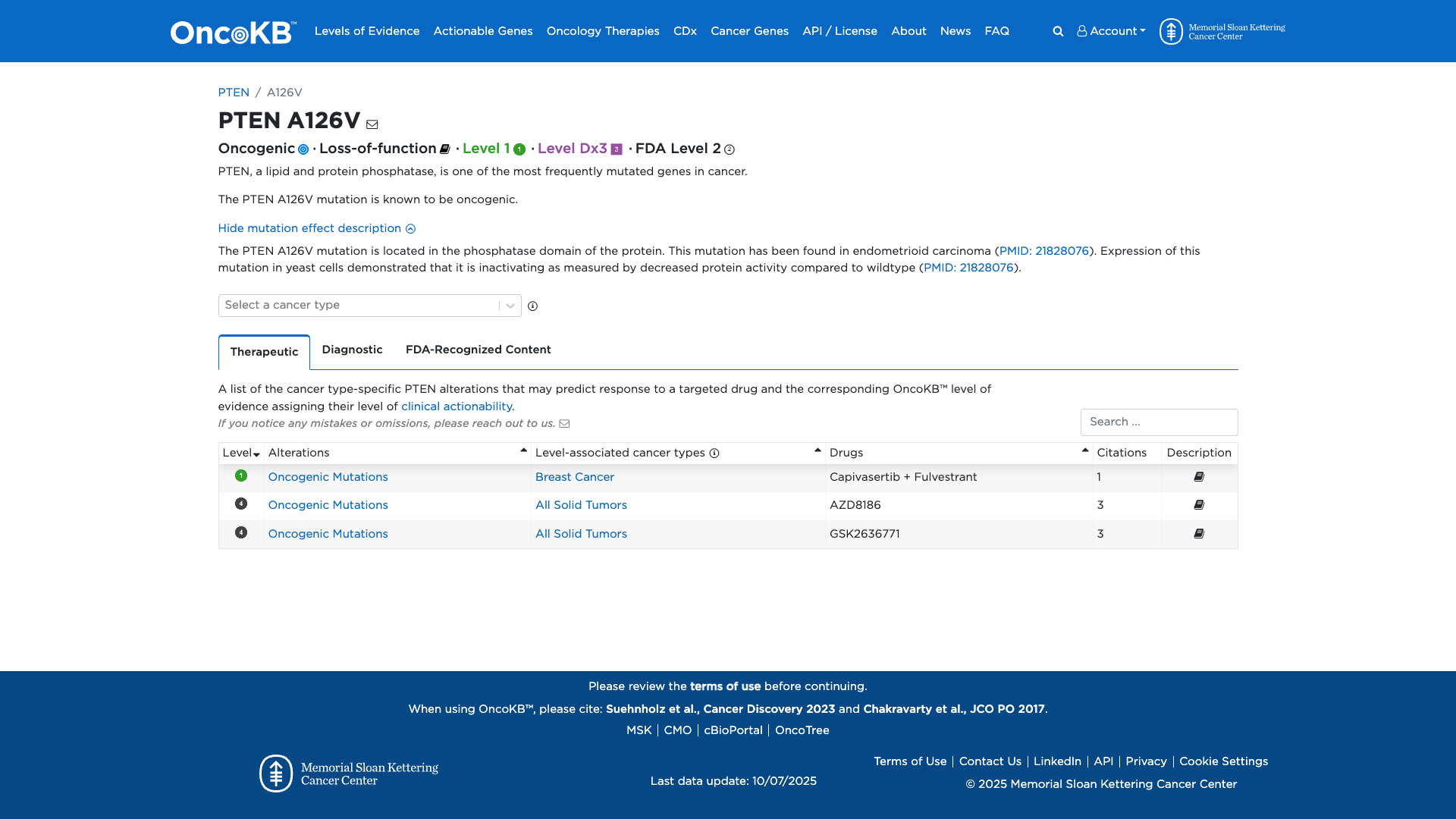 OncoKB Preview