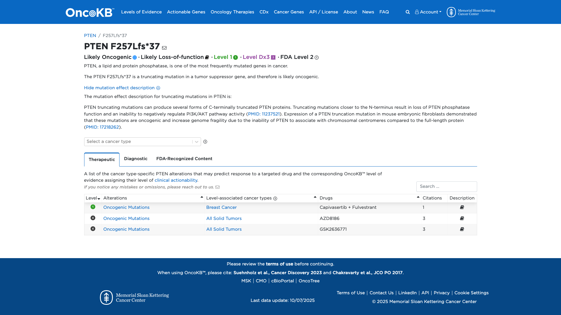 OncoKB Preview