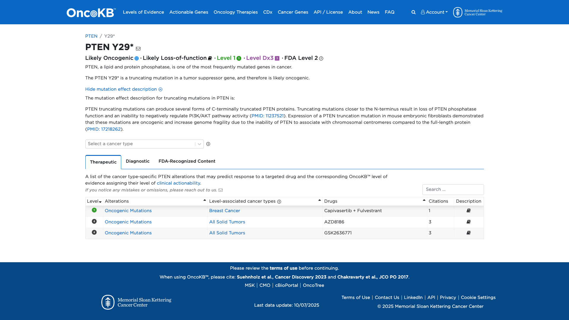 OncoKB Preview