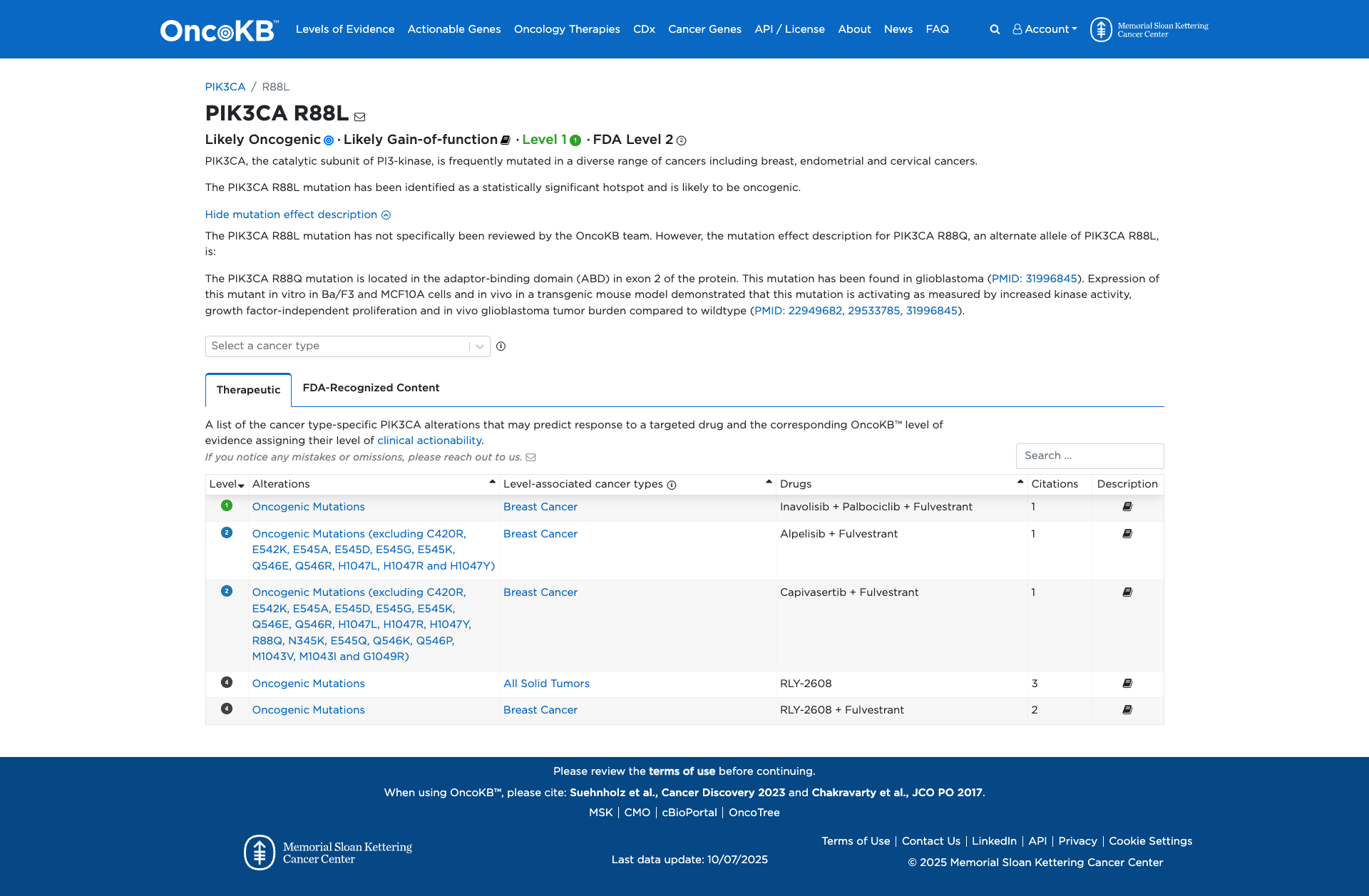 OncoKB Preview