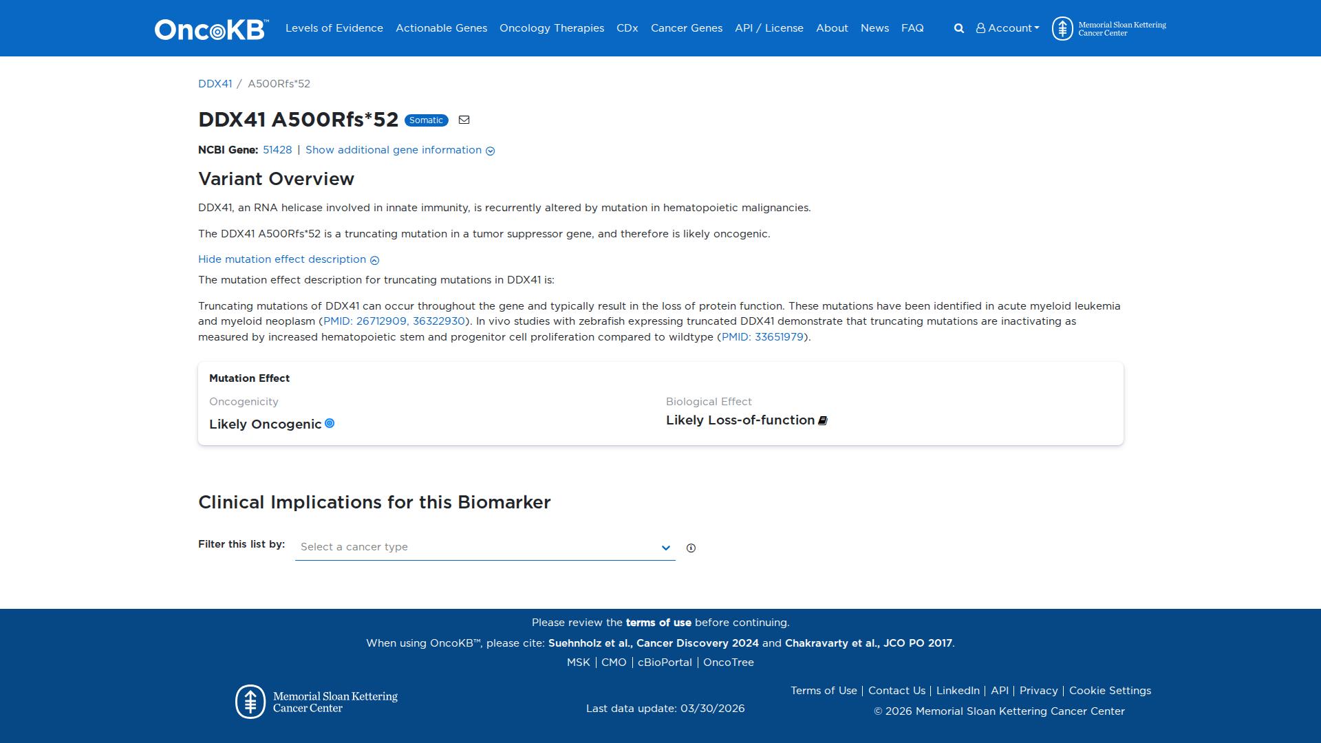 OncoKB Preview