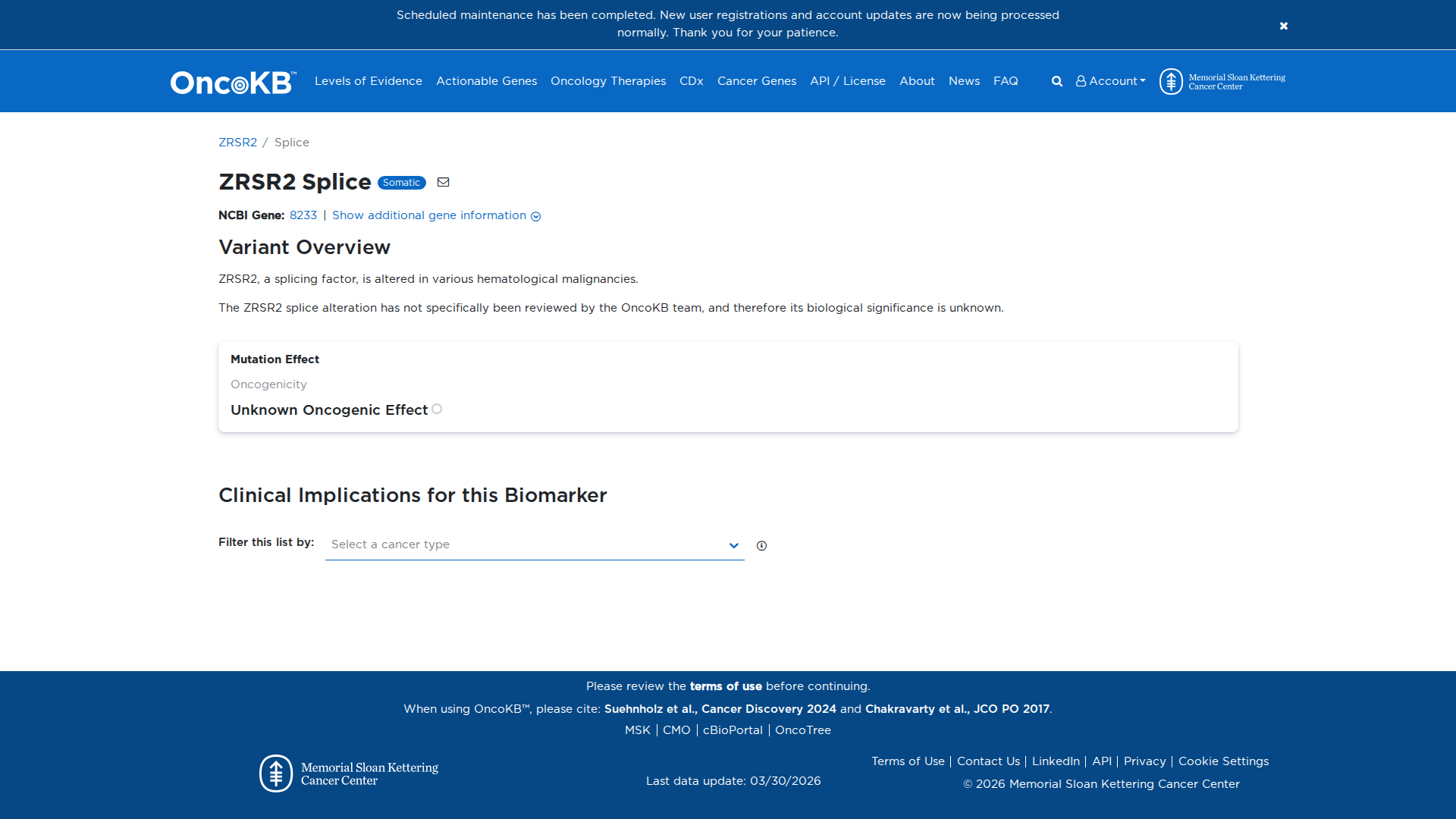 OncoKB Preview