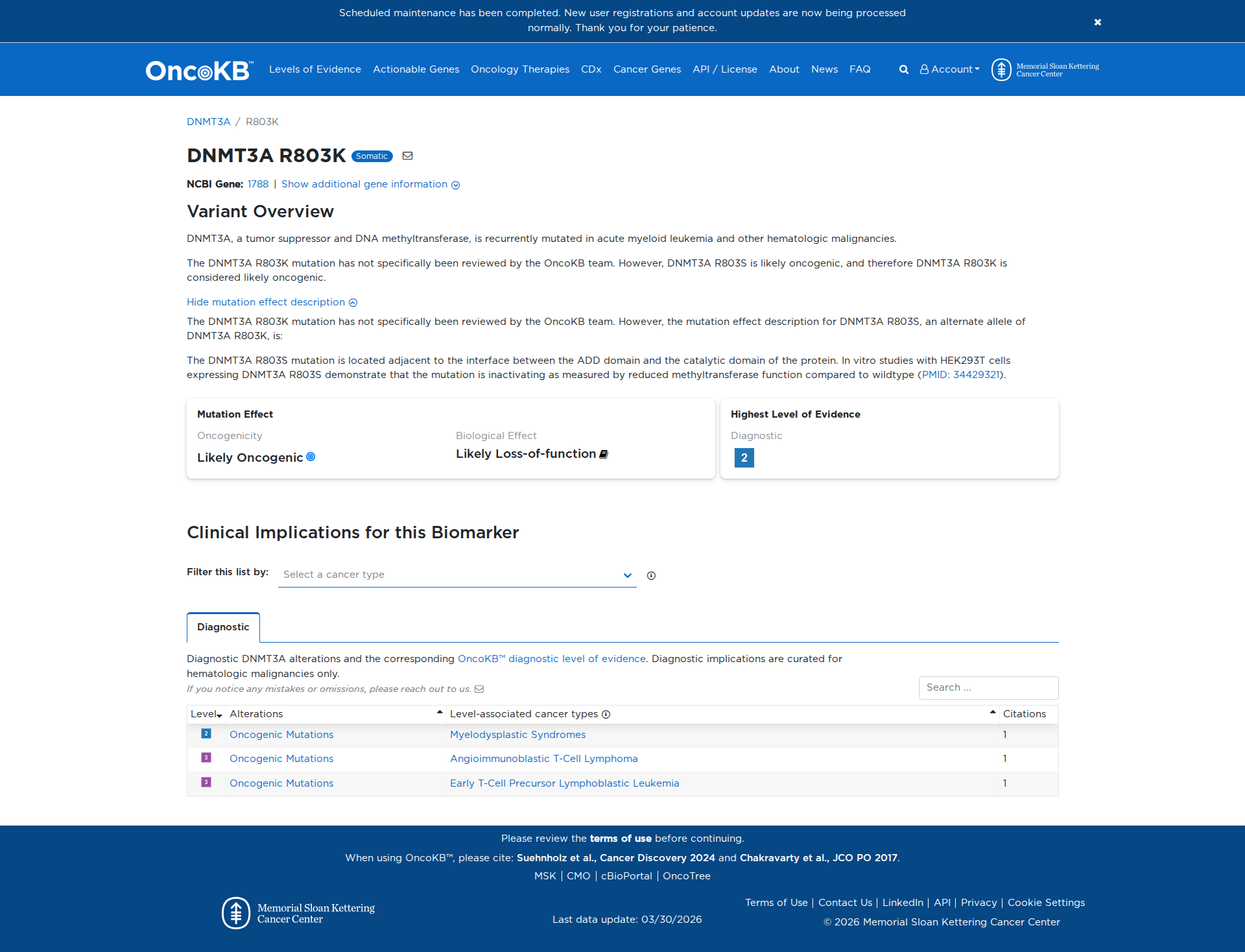 OncoKB Preview