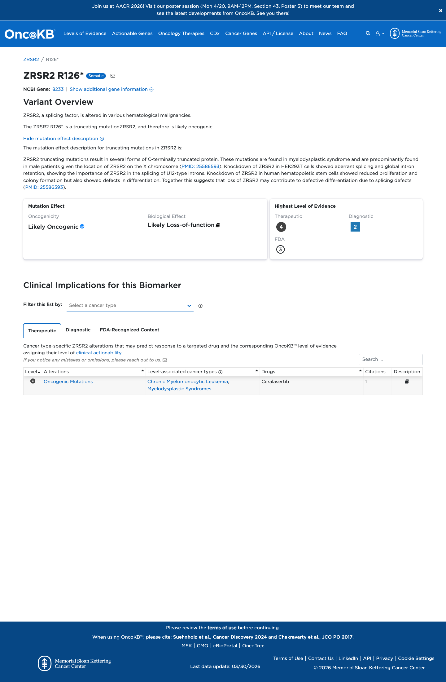 Functional evidence