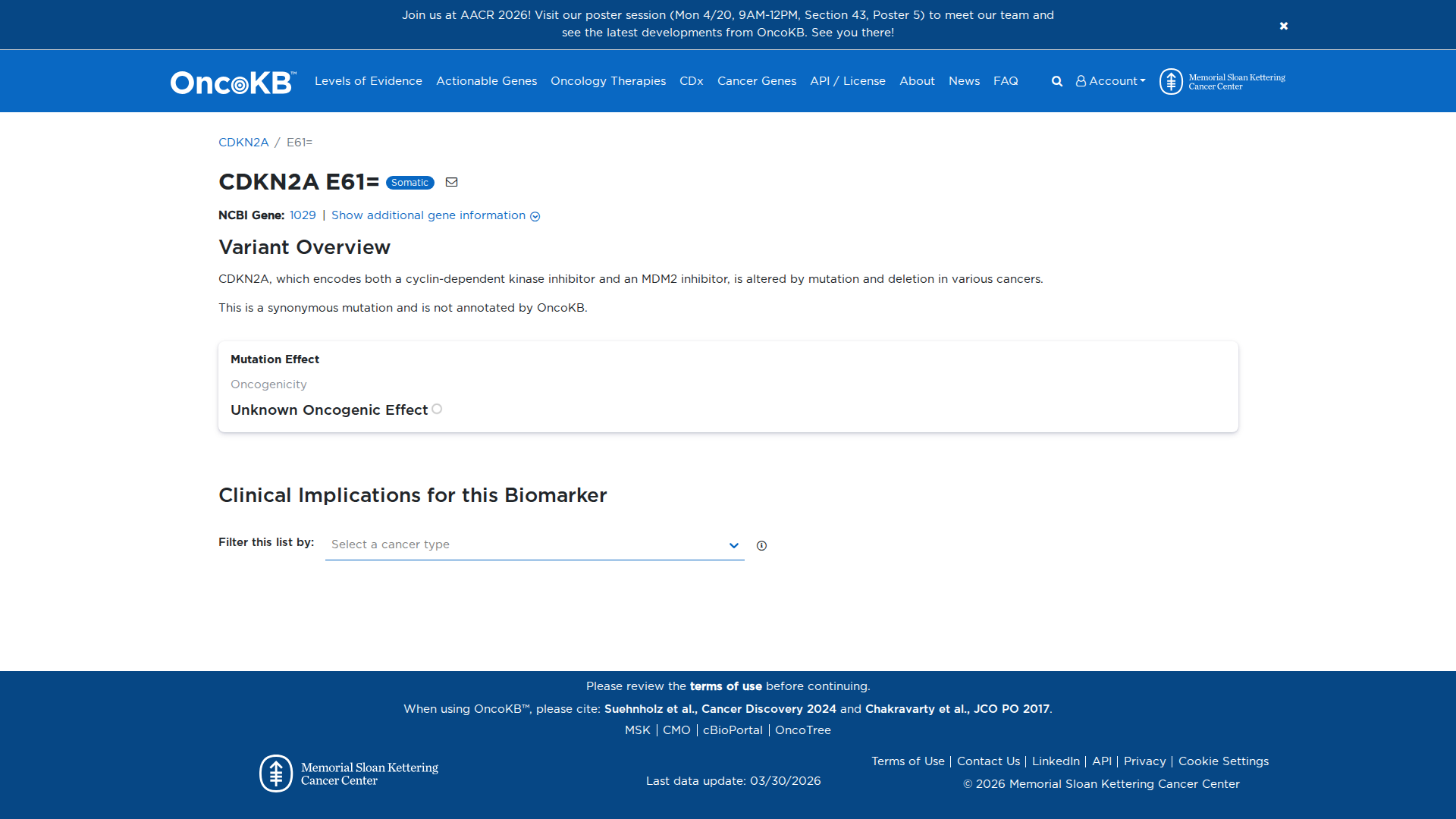 OncoKB Preview