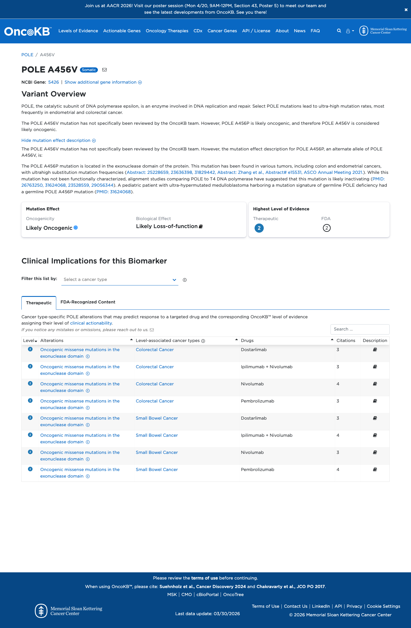 Functional evidence