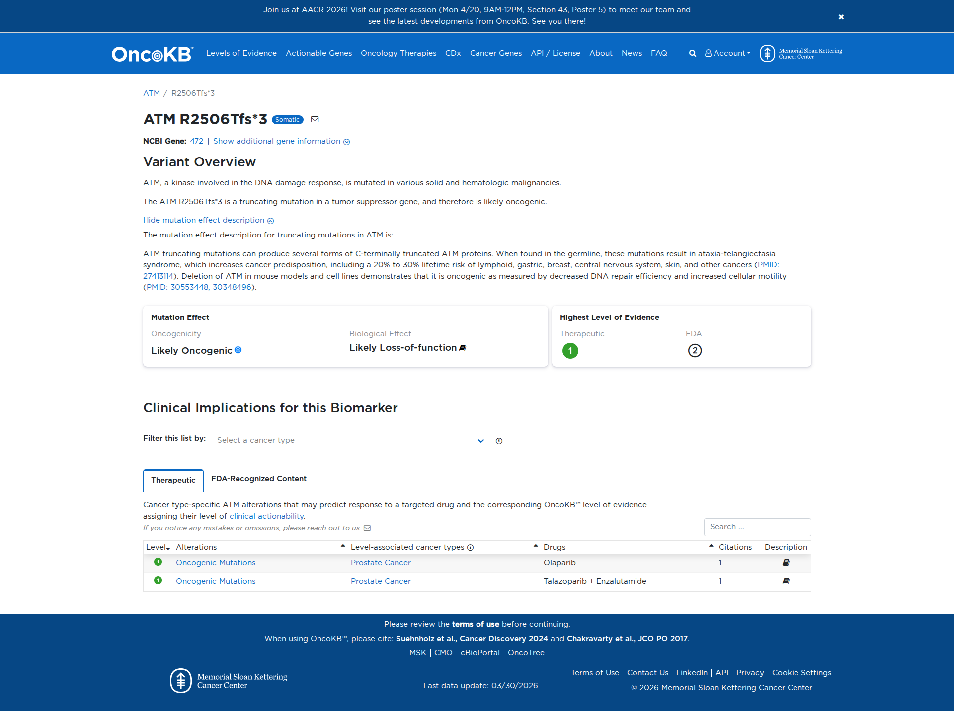 OncoKB Preview