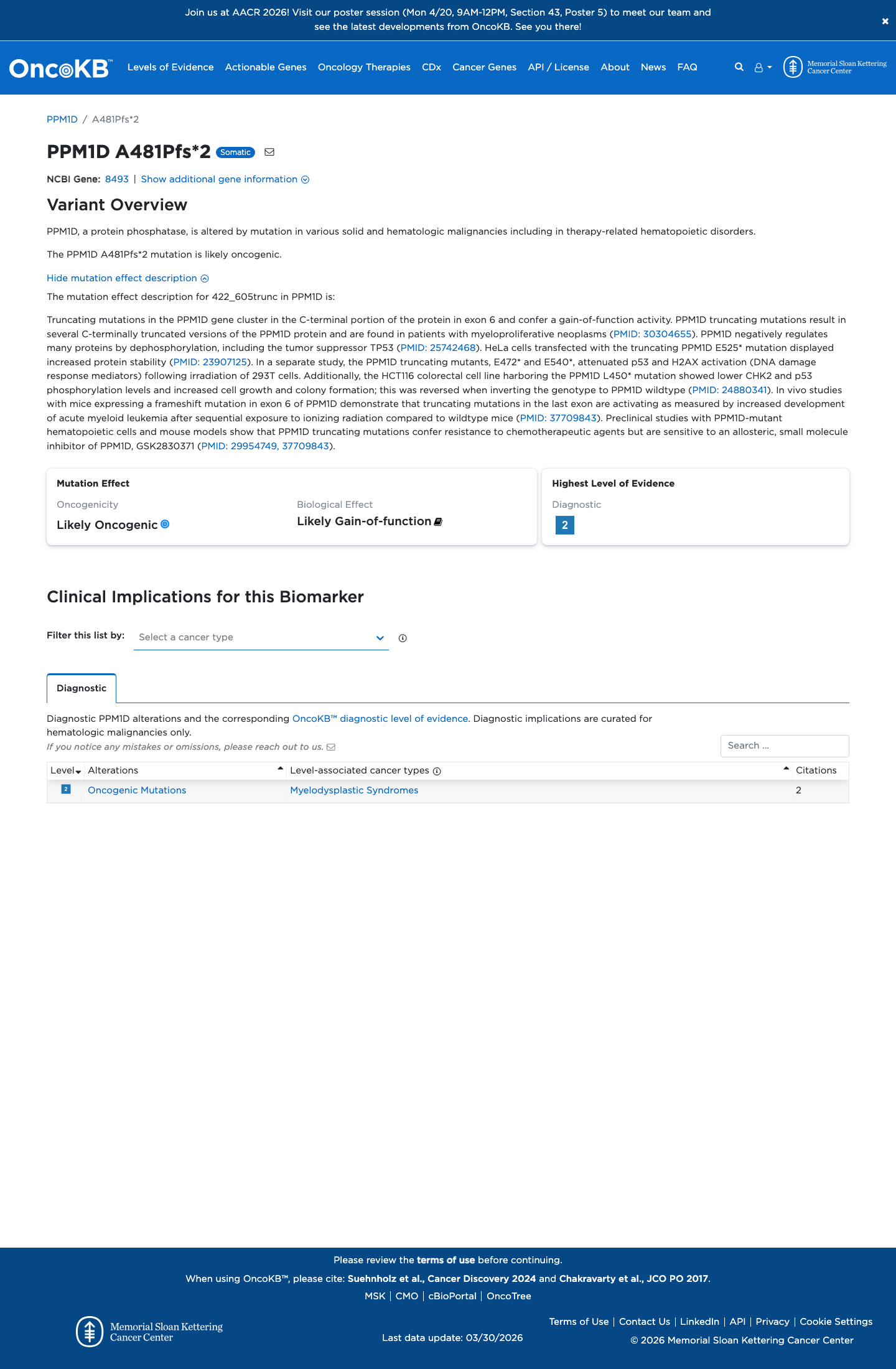 Functional evidence