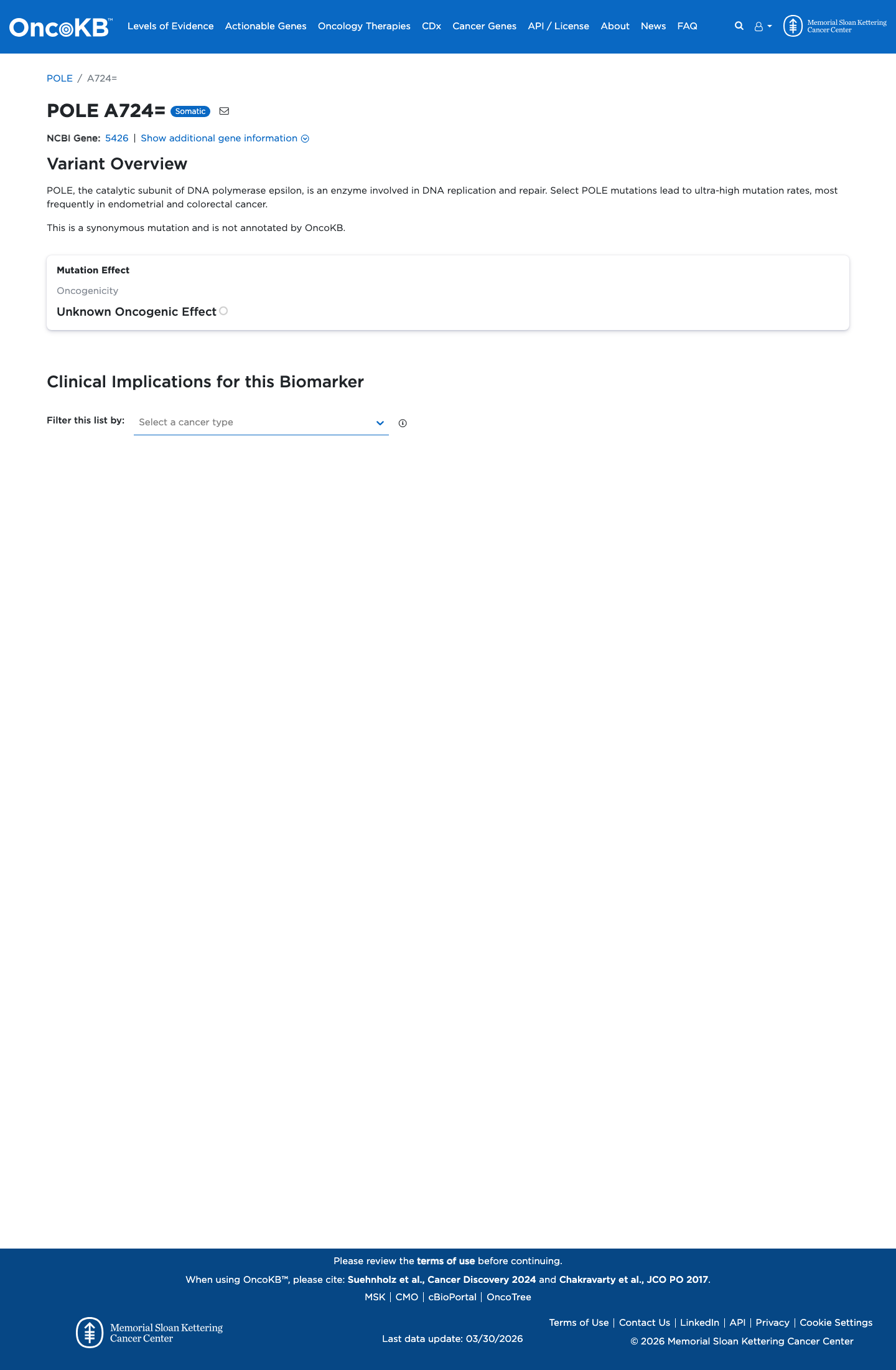 Functional evidence