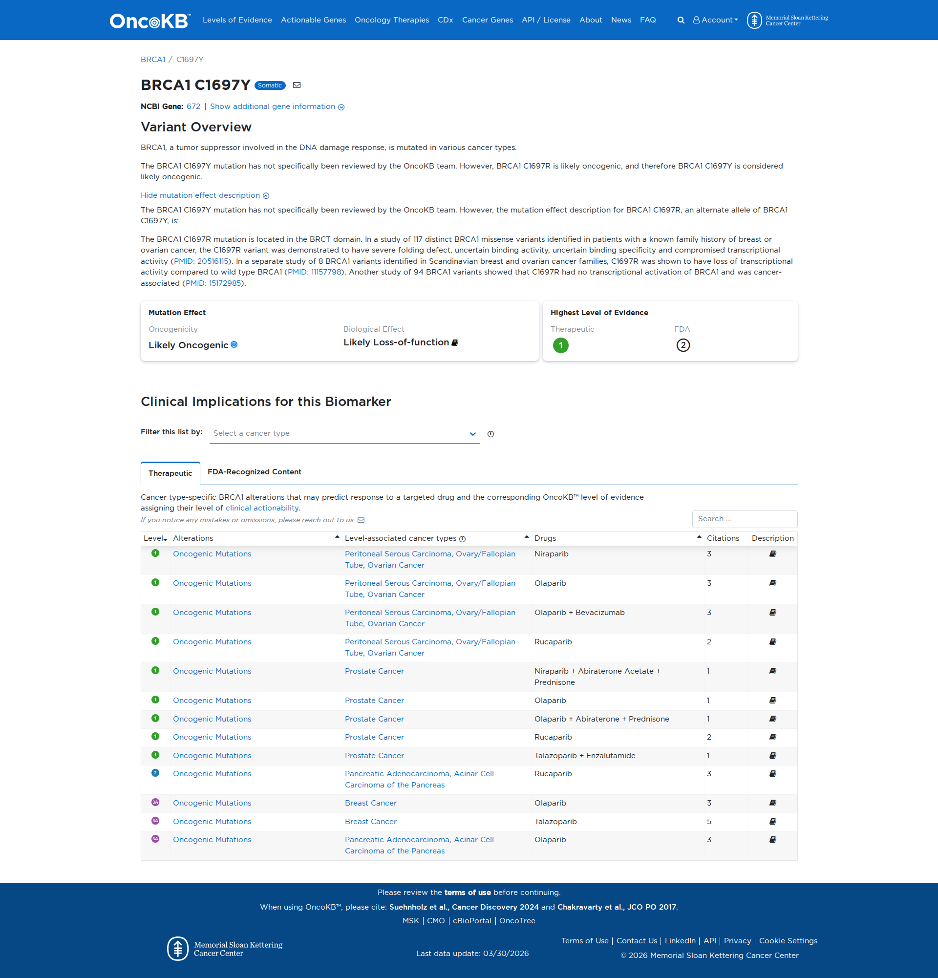 OncoKB Preview