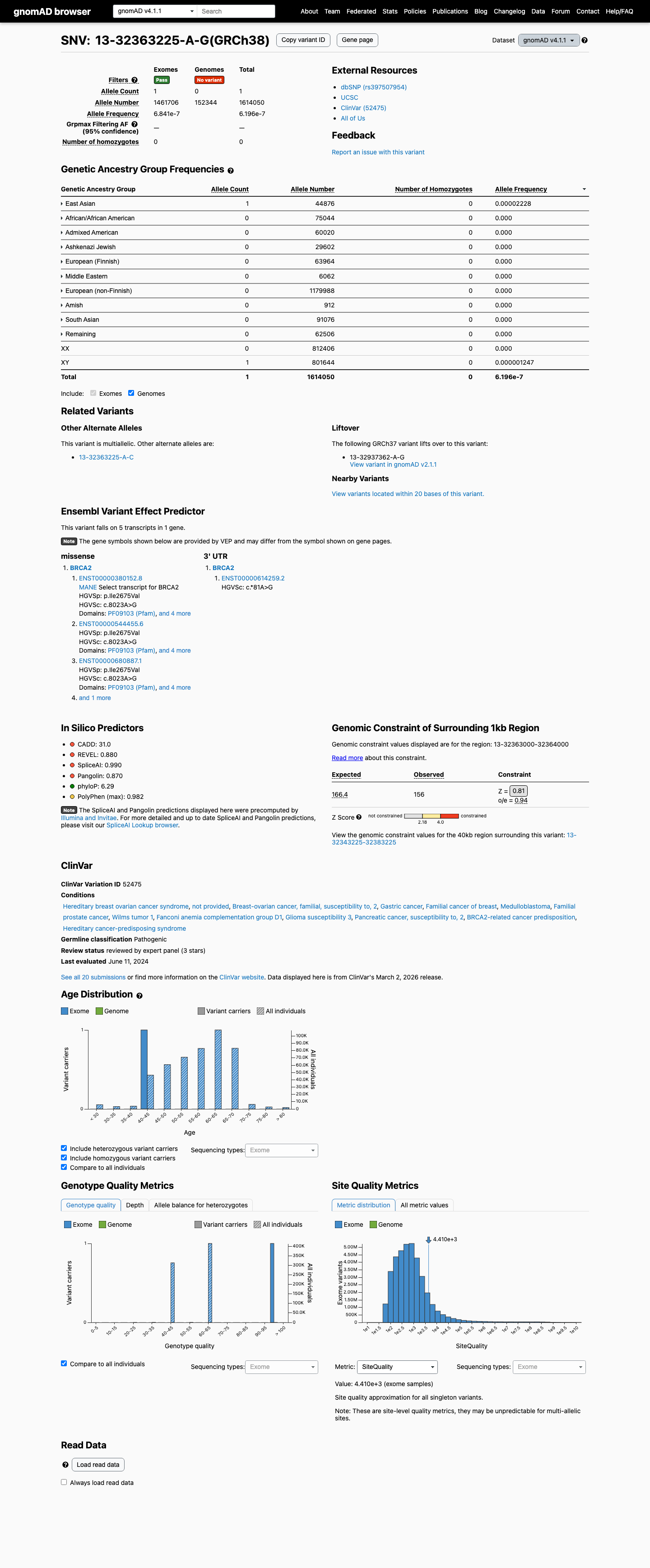 gnomAD v4.1 screenshot