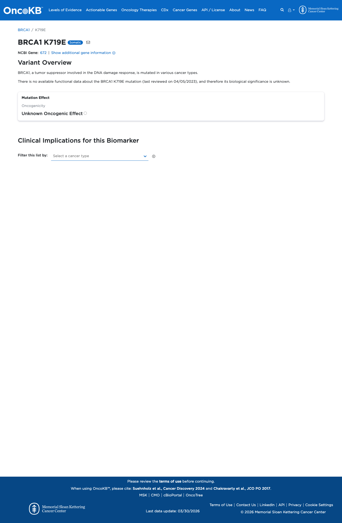 Functional evidence
