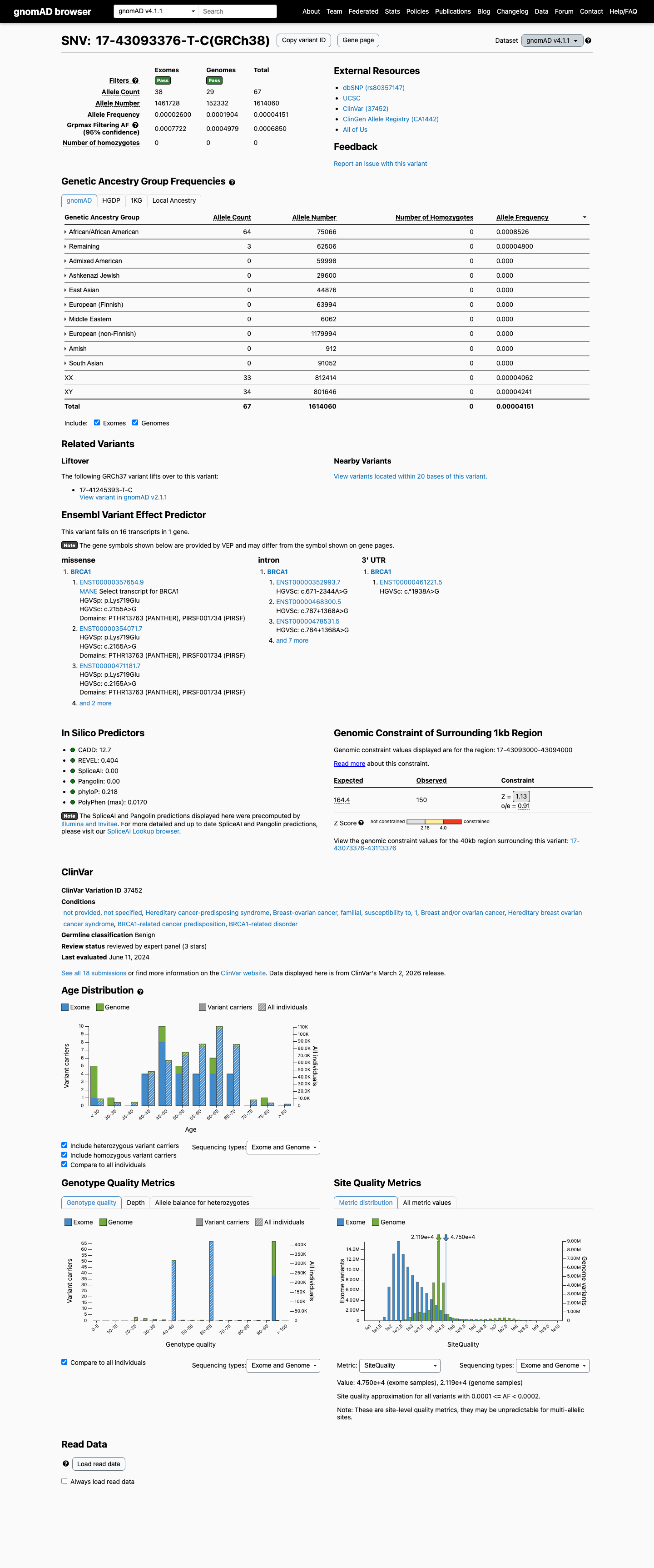 gnomAD v4.1 screenshot