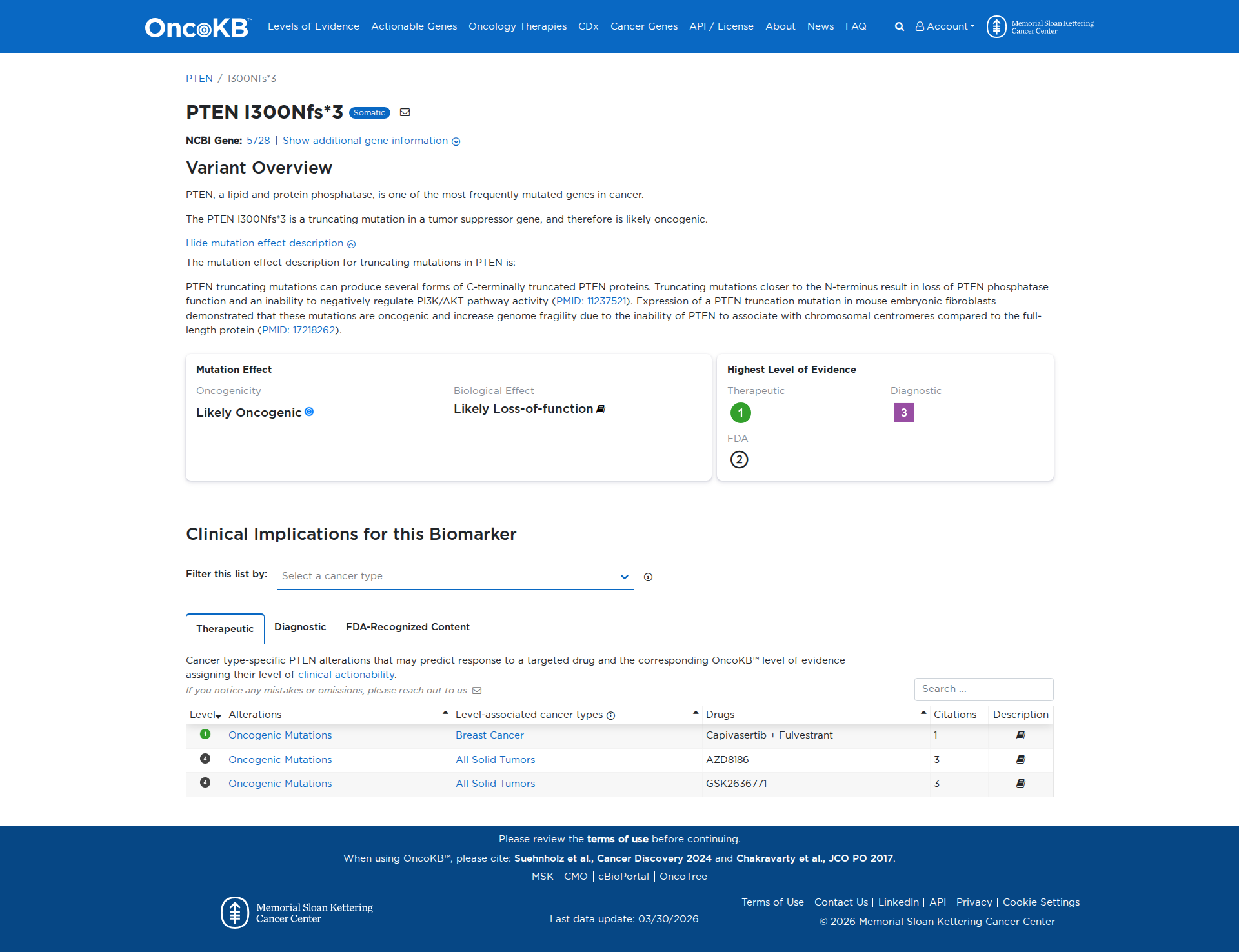 OncoKB Preview