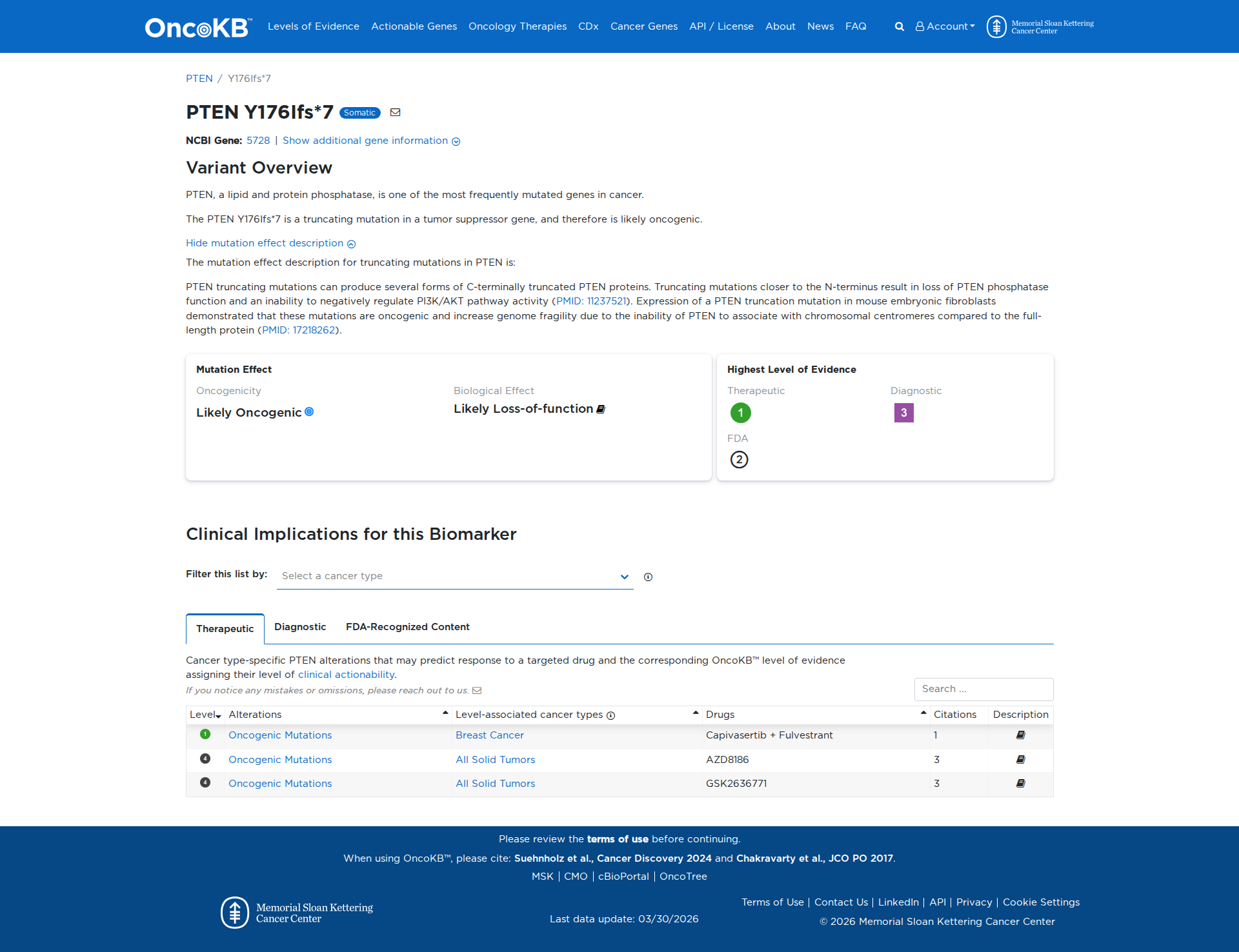 OncoKB Preview