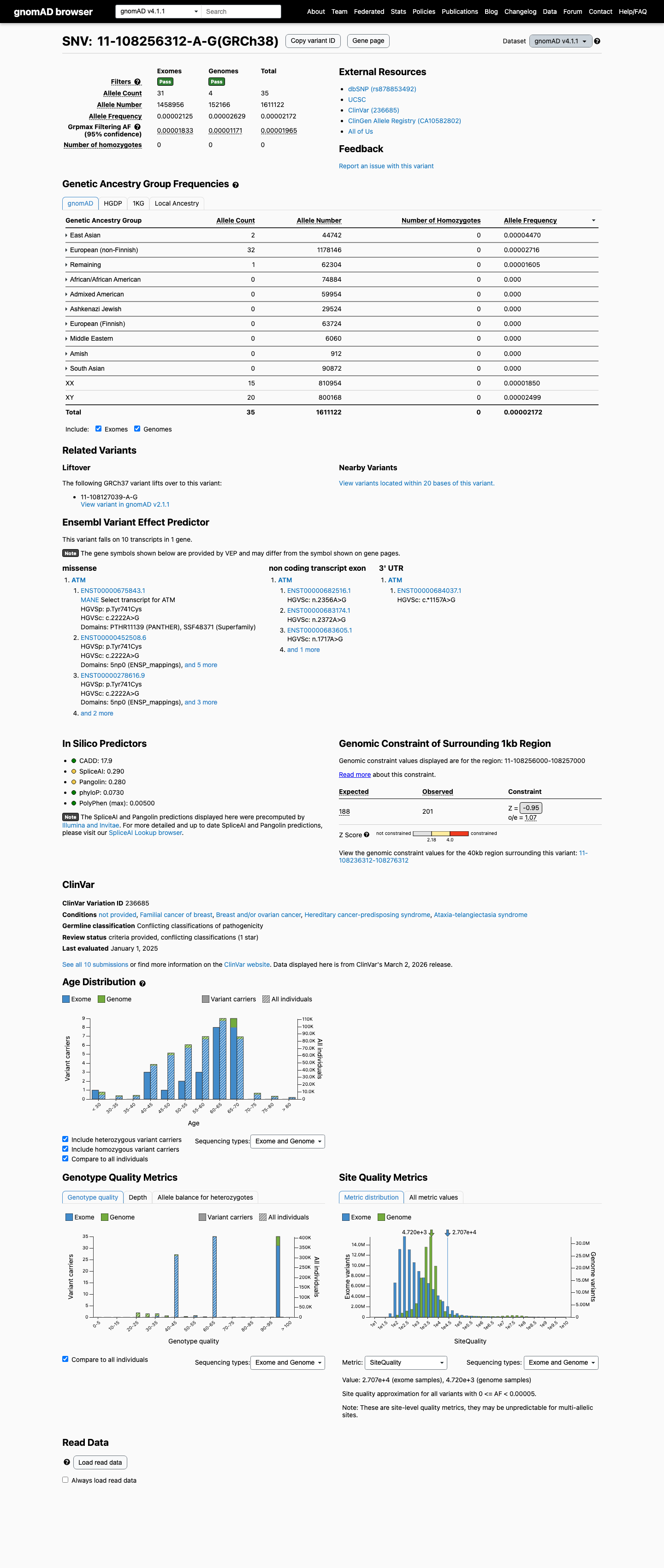gnomAD v4.1 screenshot