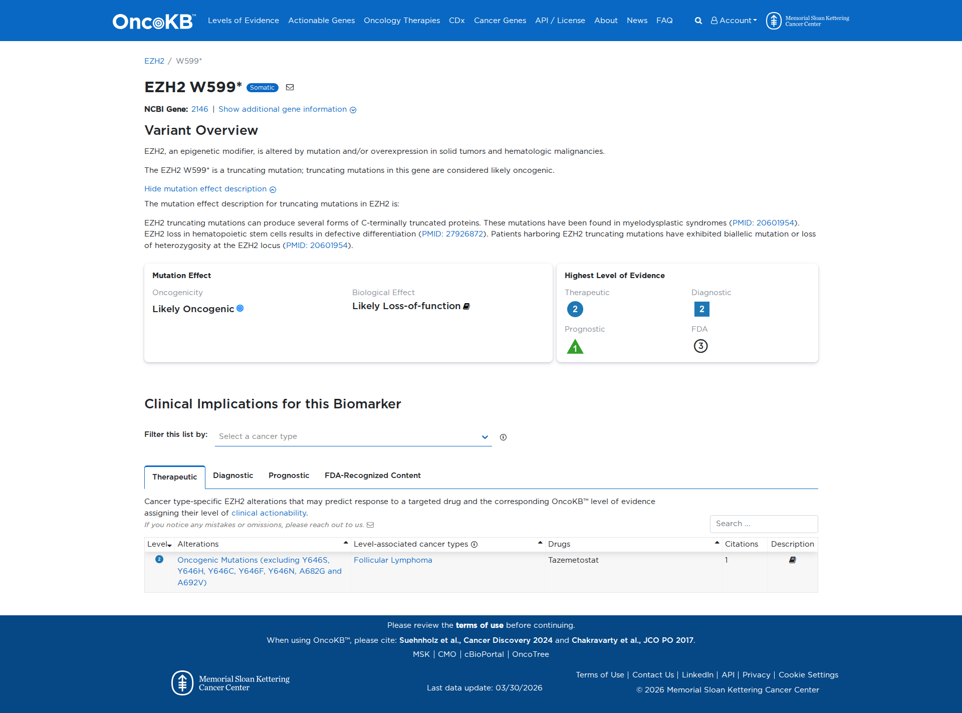 OncoKB Preview