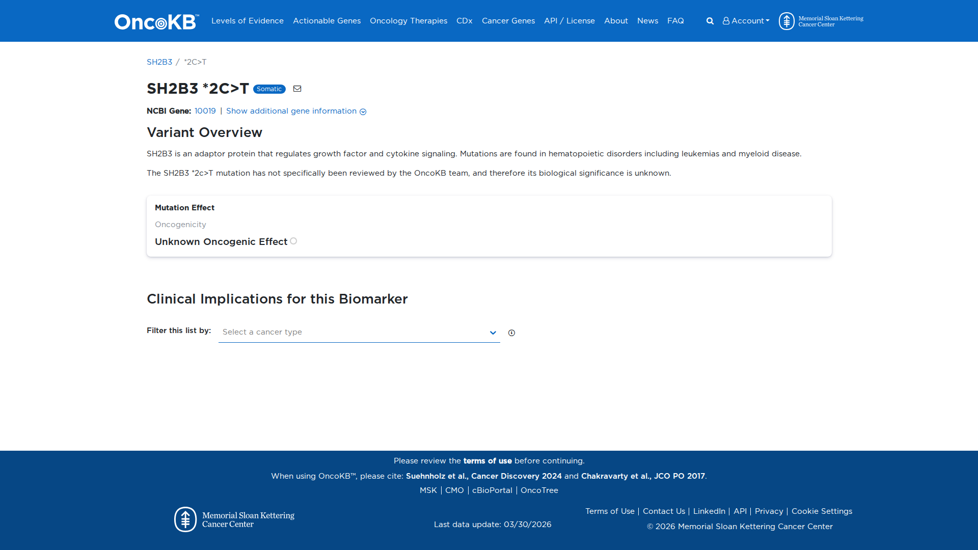 OncoKB Preview