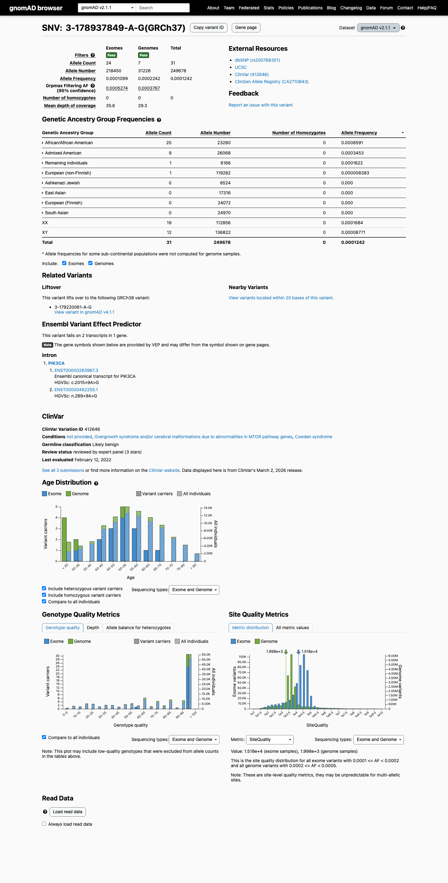 gnomAD v2.1 screenshot