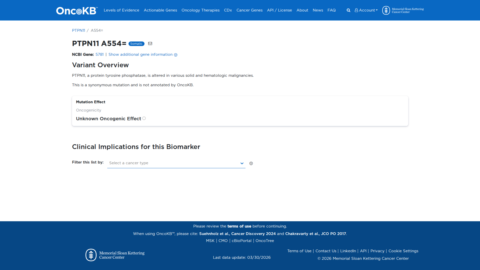OncoKB Preview