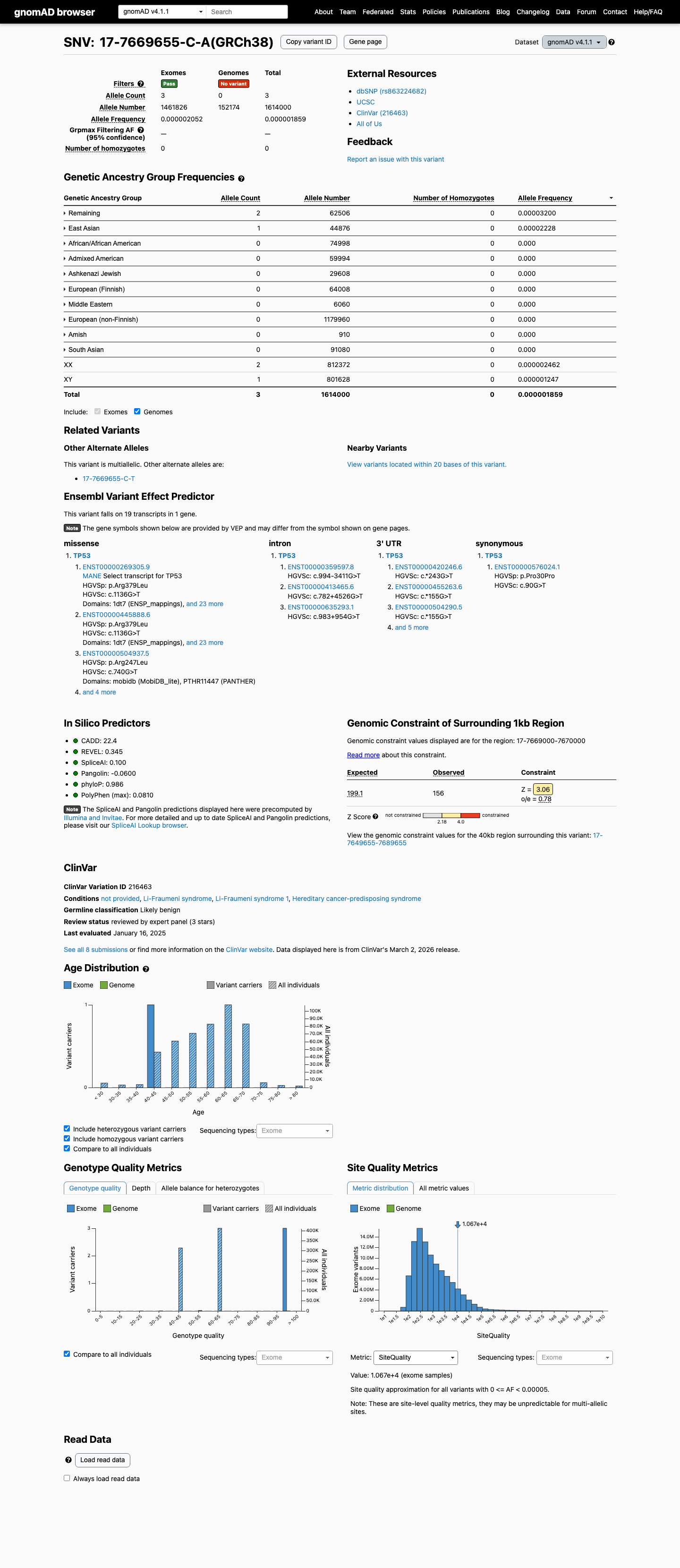 gnomAD v4.1 screenshot
