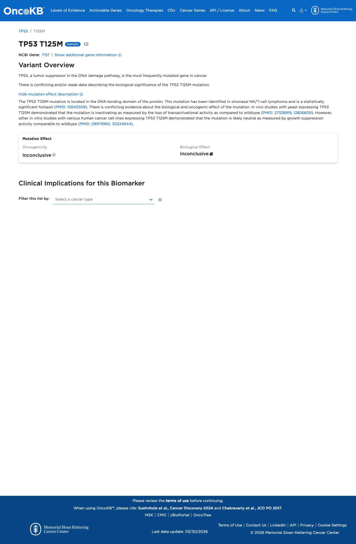 Functional evidence
