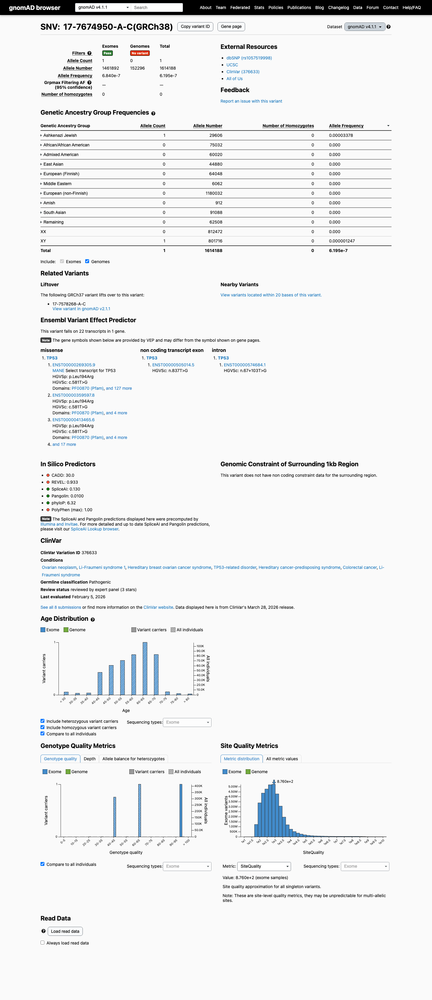 gnomAD v4.1 screenshot