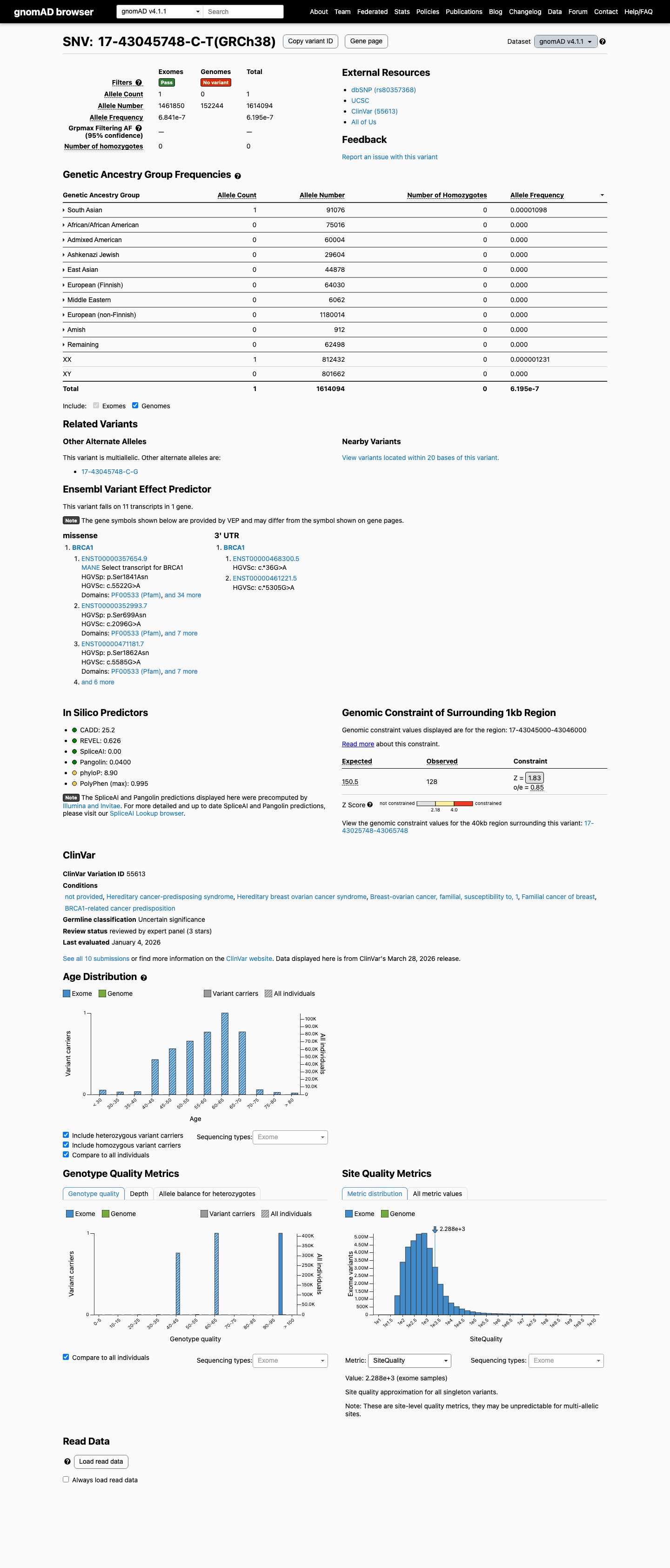 gnomAD v4.1 screenshot